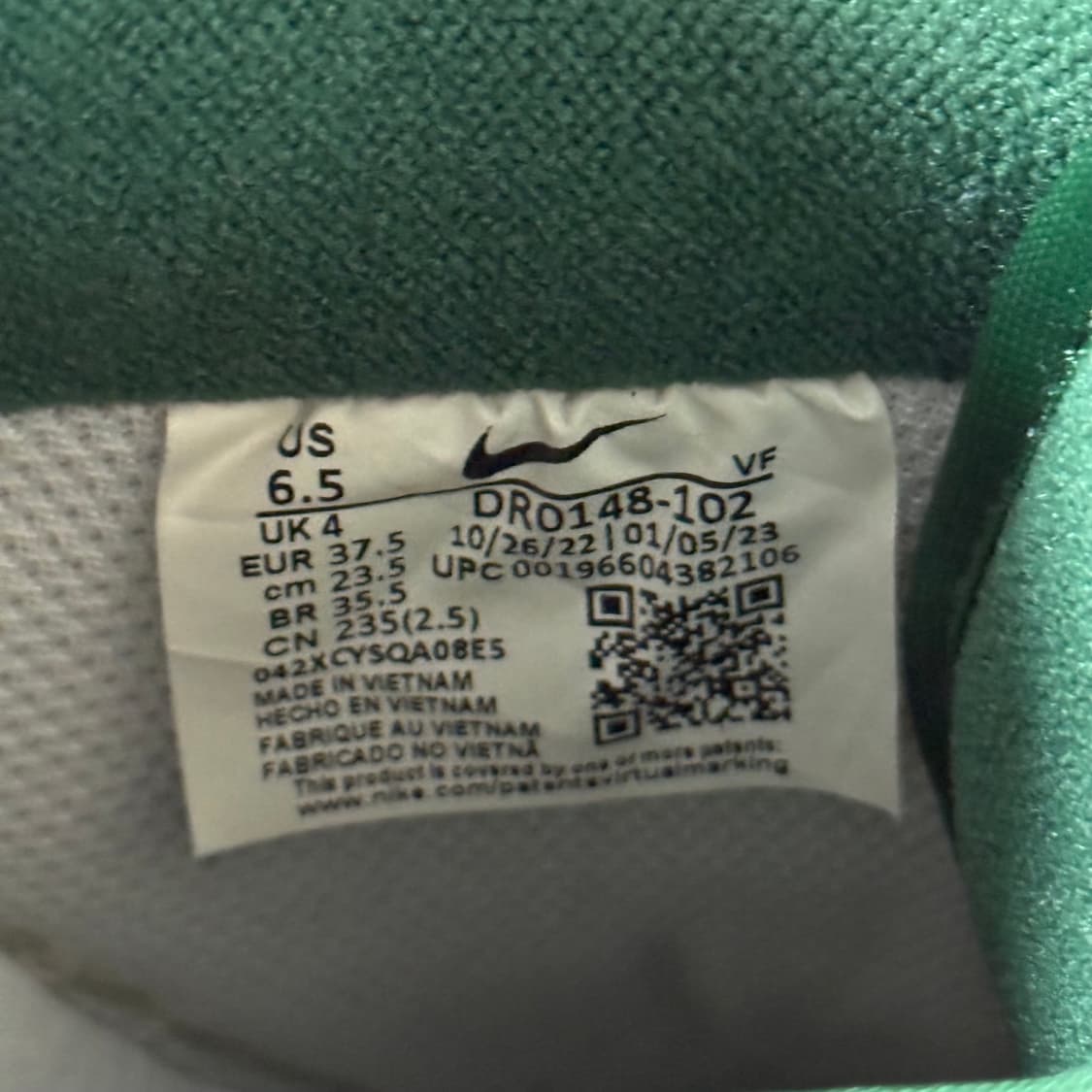 [정가 15만원] 나이키 에어포스 그린 235 상품이미지8