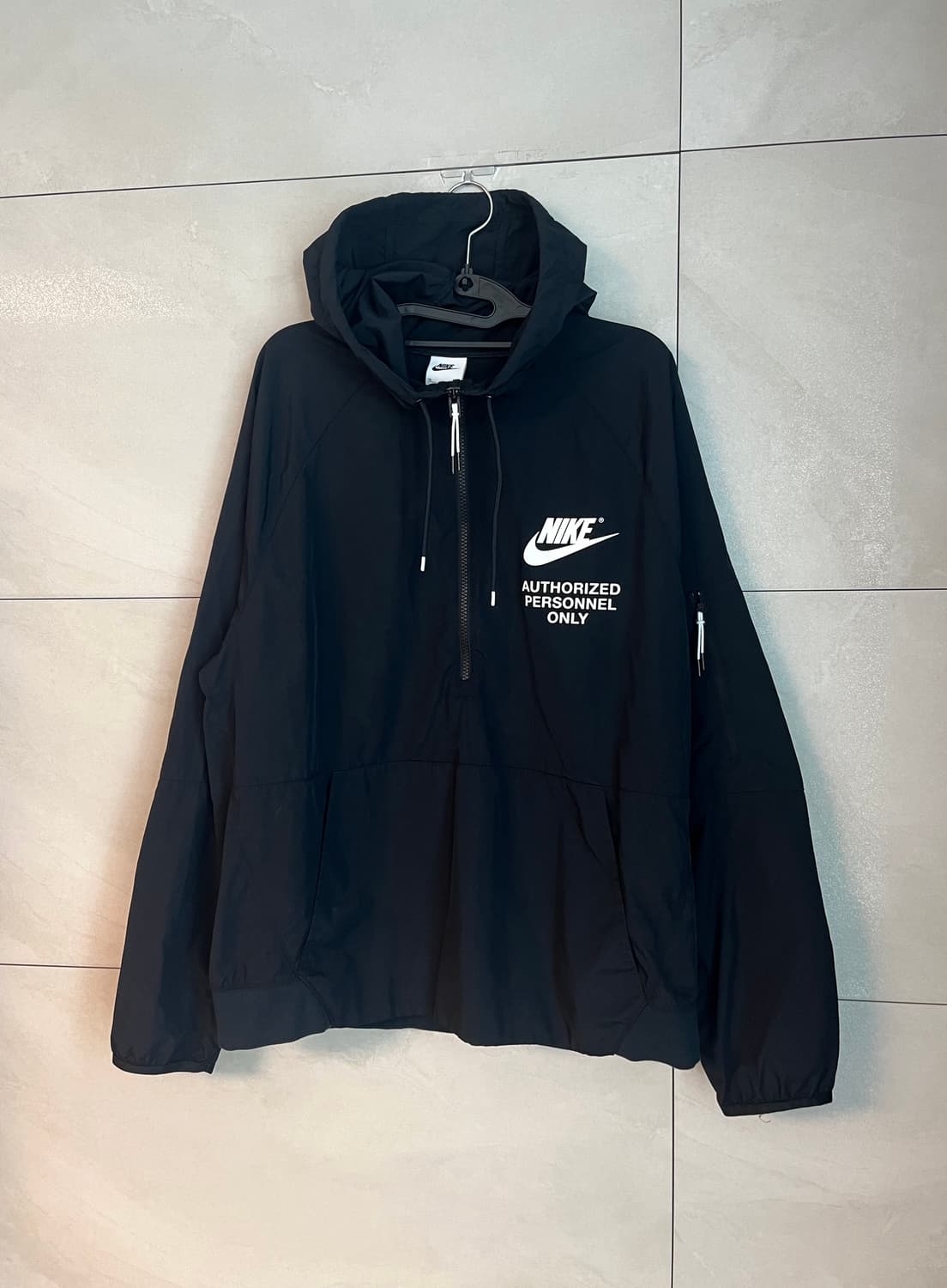 [XL] 나이키 NSW 우븐 언라인드 아노락 바람막이 블랙  상품이미지5