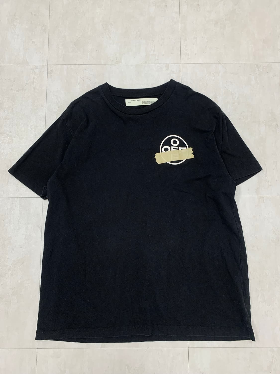 오프화이트 2013 블랙 반팔티 상품이미지1