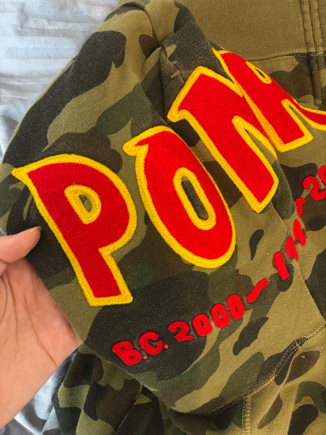 [L] 베이프 PONR 1st 샤크후드 녹계 상품이미지4