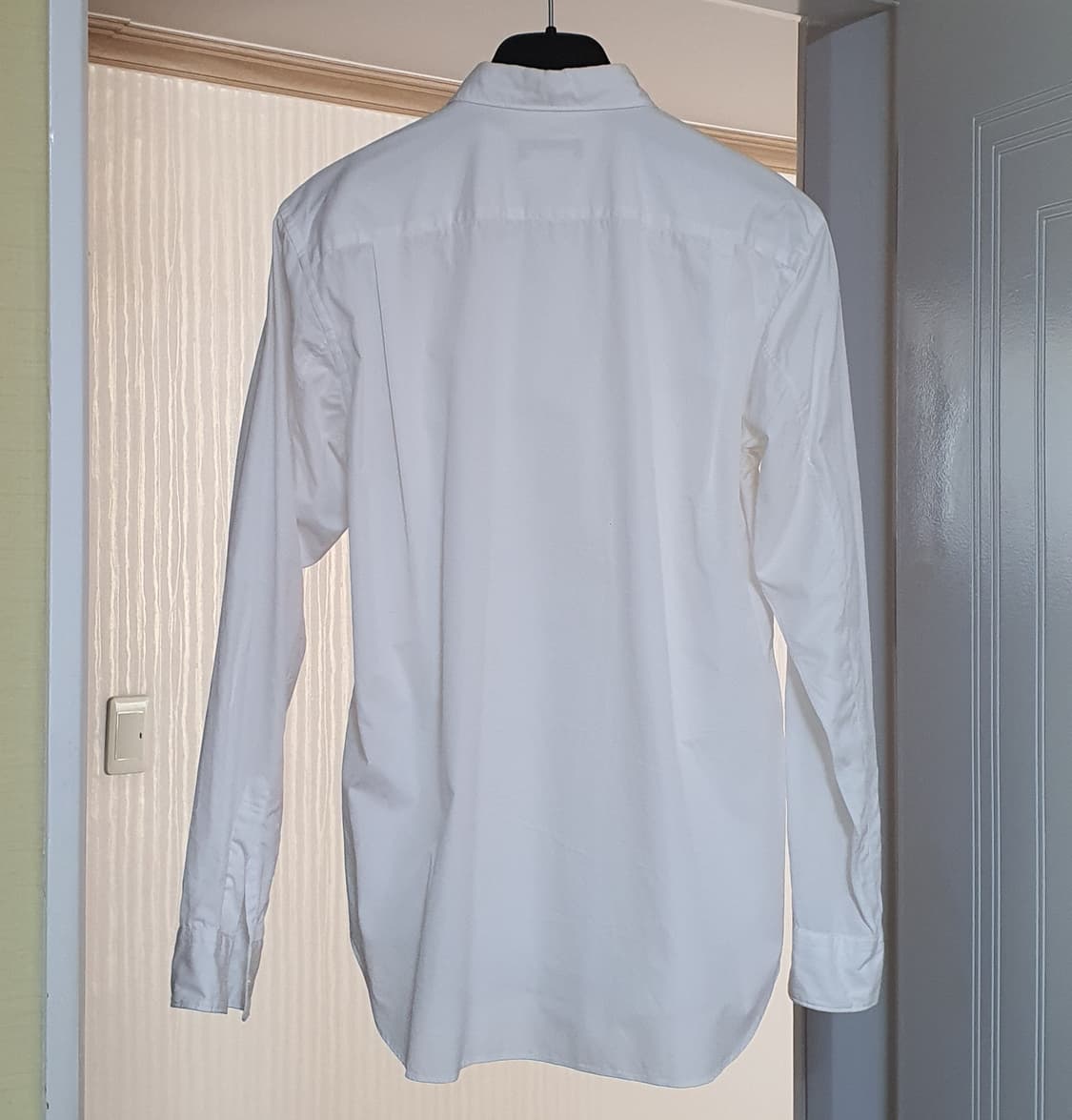 꼼데가르송 옴므플러스 화이트 포플린 핀턱 셔츠 상품이미지2