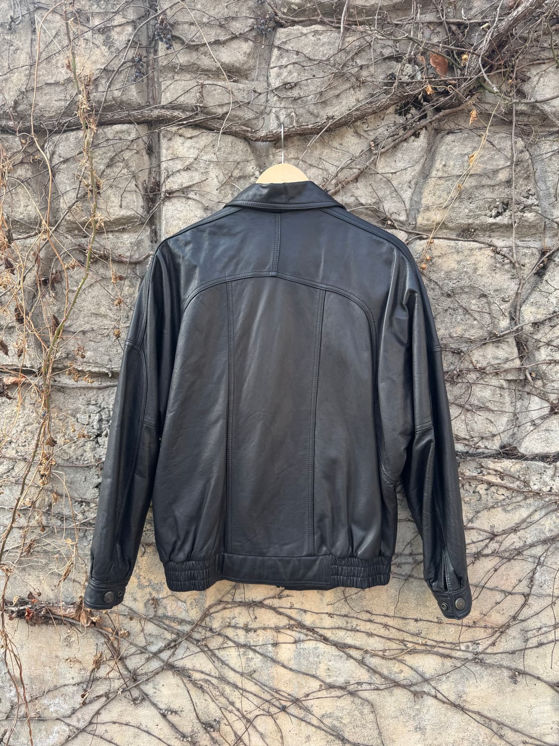 90s wd 고트스킨 빈티지 국내생산 염소가죽 레더 가죽 자켓 상품이미지2