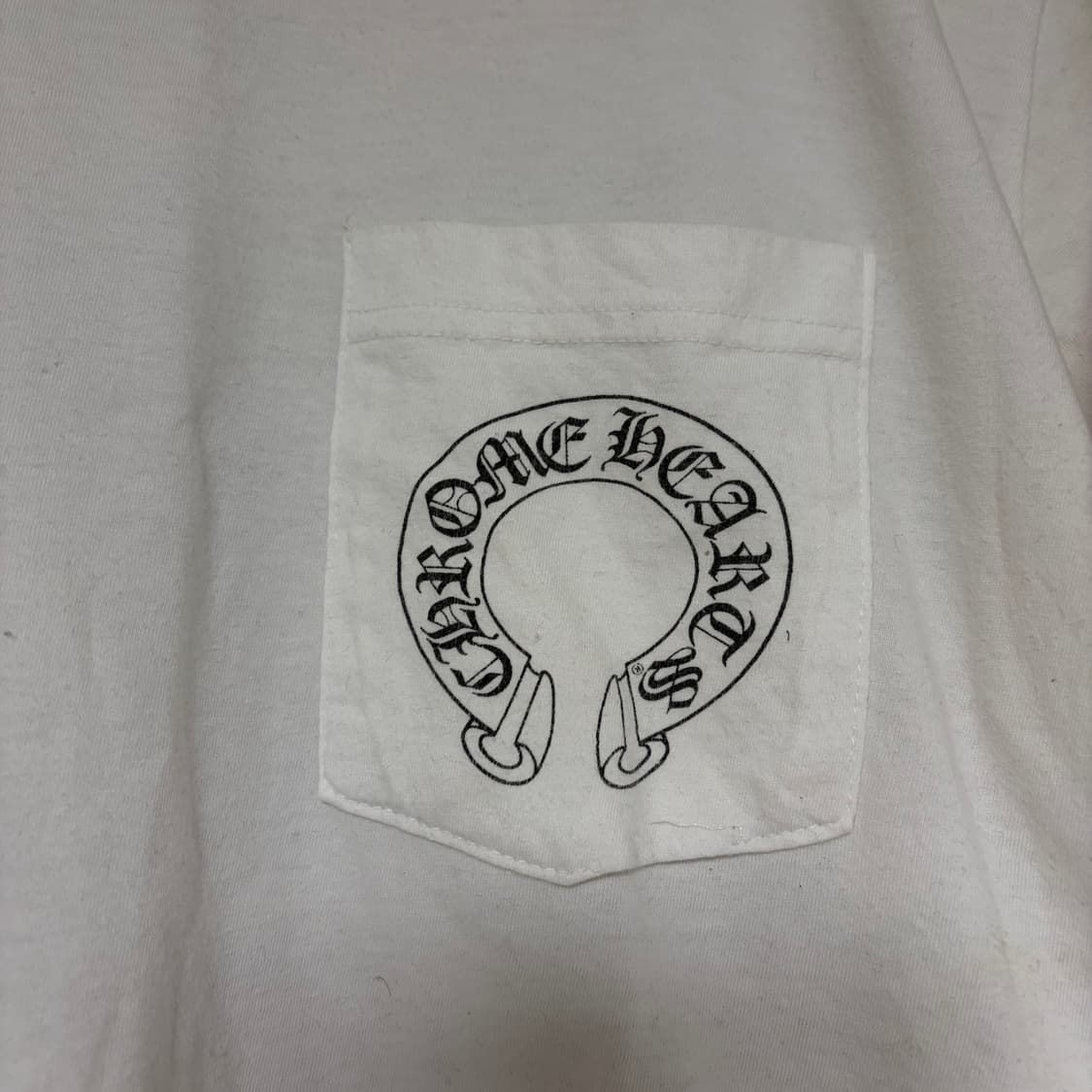 레어) 크롬하츠 홀스슈 말리부 라지 크로스 반팔 티셔츠 M 상품이미지3