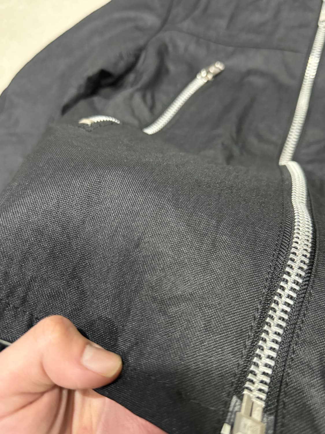 2006 준야 와타나베 왁스 코팅 나일론 집업 자켓 상품이미지6