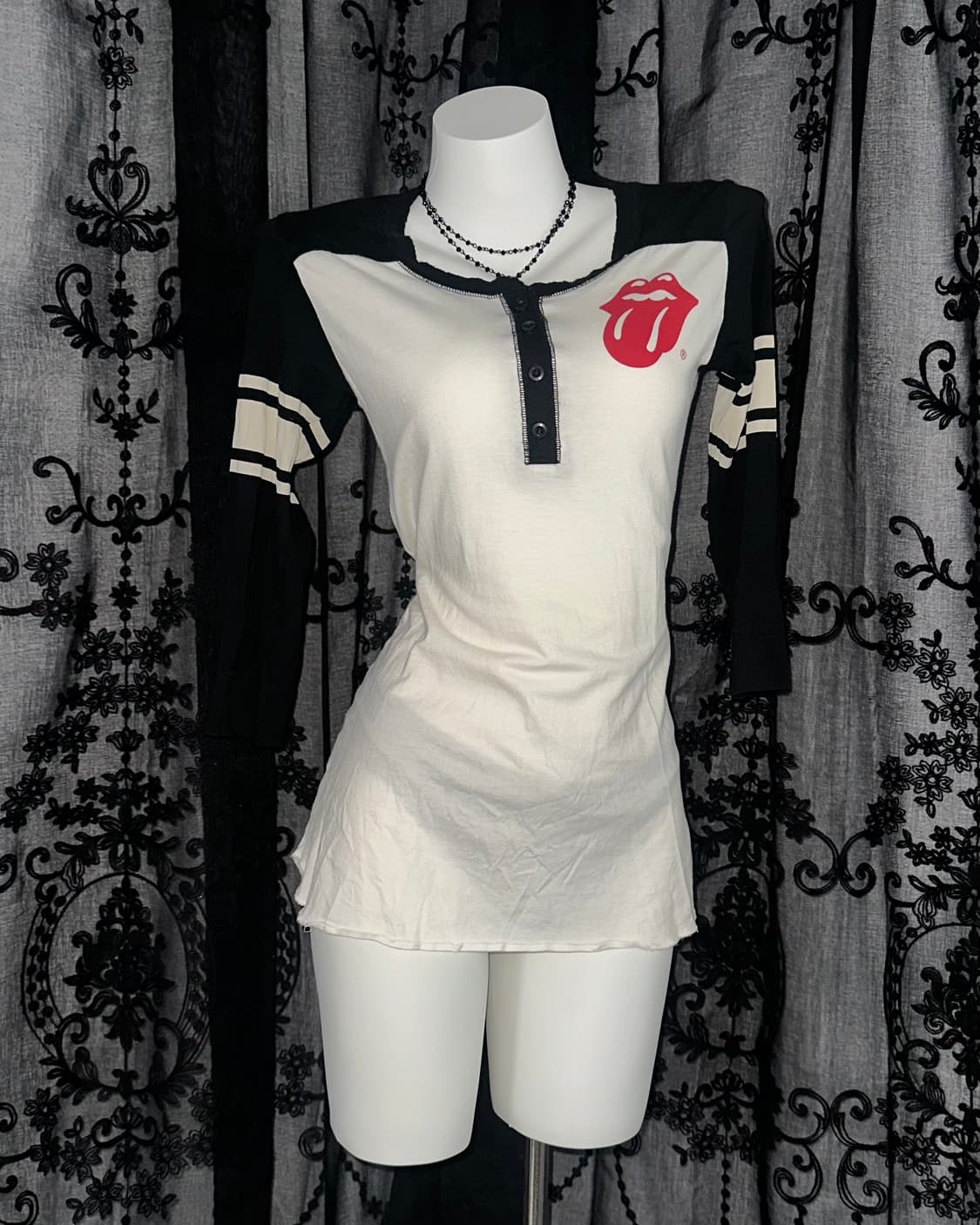 Rolling Stones Henley Neck Long Sleeve 상품이미지1