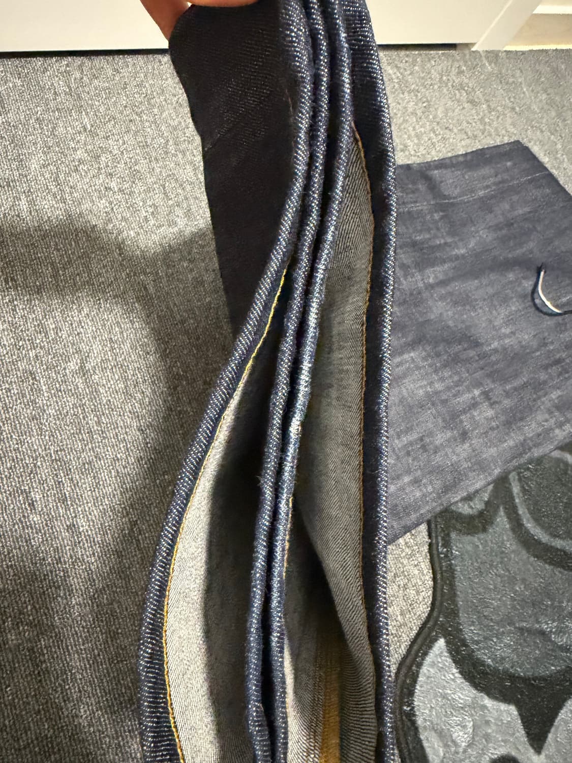 nofaith studios loose fit denim blue m 상품이미지3