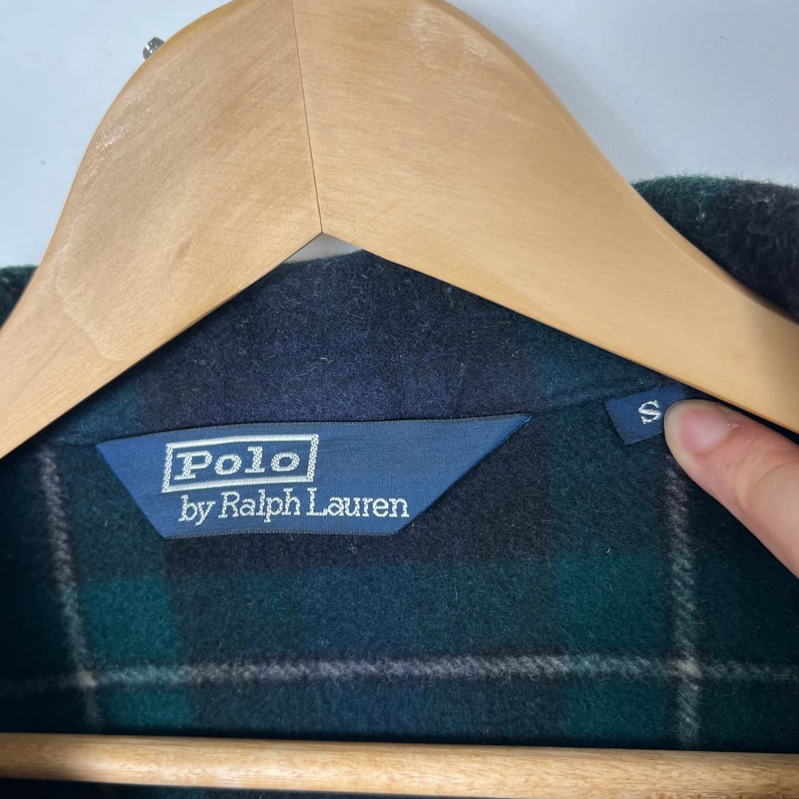 2000s PRL 폴로 랄프로렌 블랙와치 더플 코트 상품이미지7