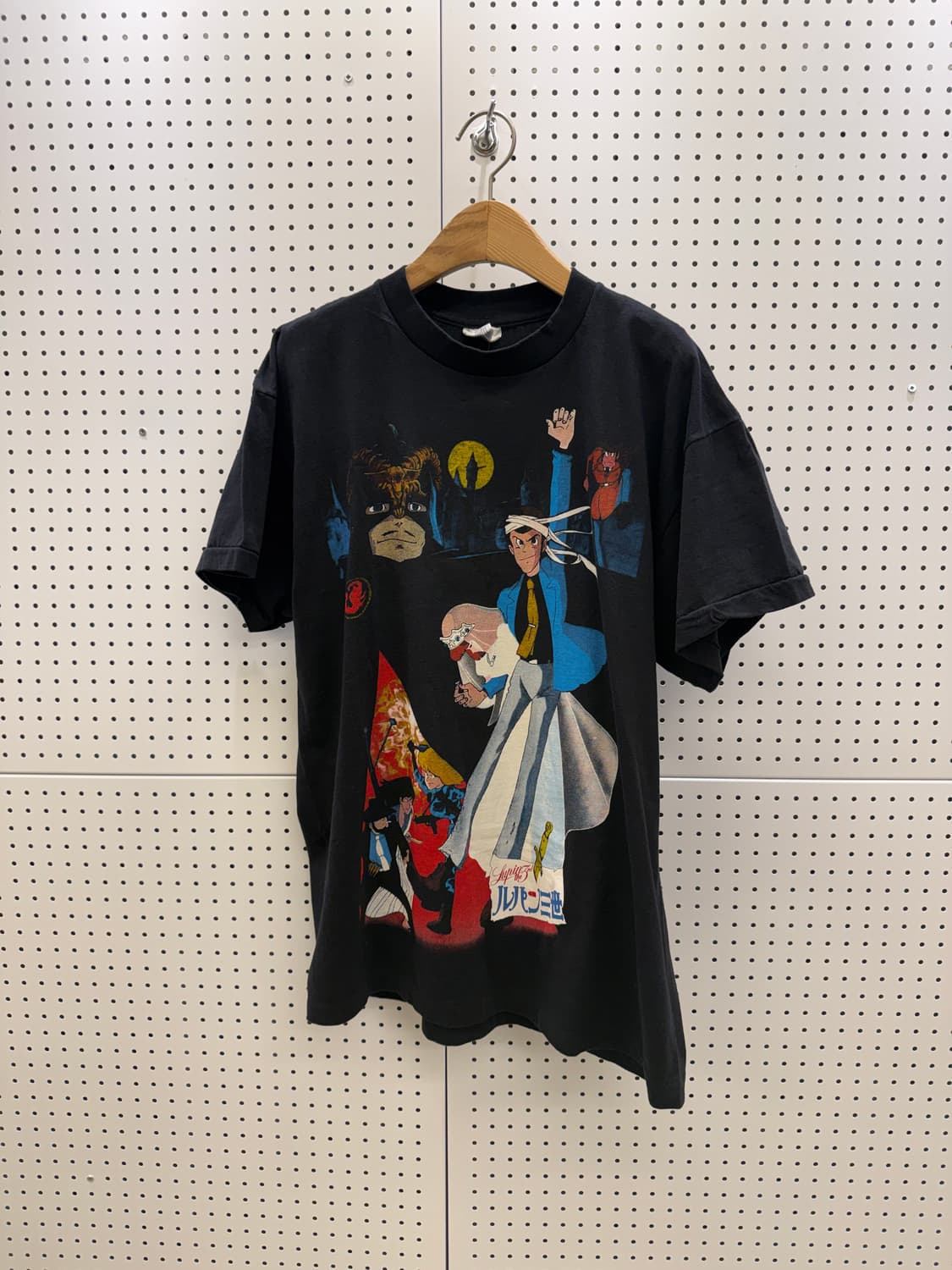 빈티지 90년대 루팡3세 애니 프린팅 반팔 티셔츠 U1286 상품이미지2
