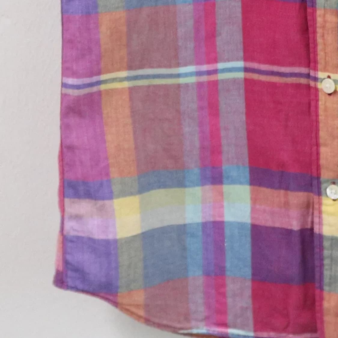 폴로 랄프로렌 체크 반팔 셔츠 66491 상품이미지4