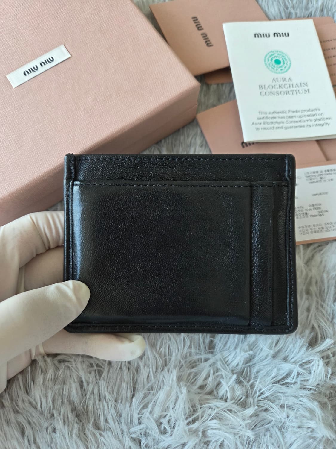 [정품] 미우미우 마테라쎄 나파 카드지갑 풀구성 상품이미지3