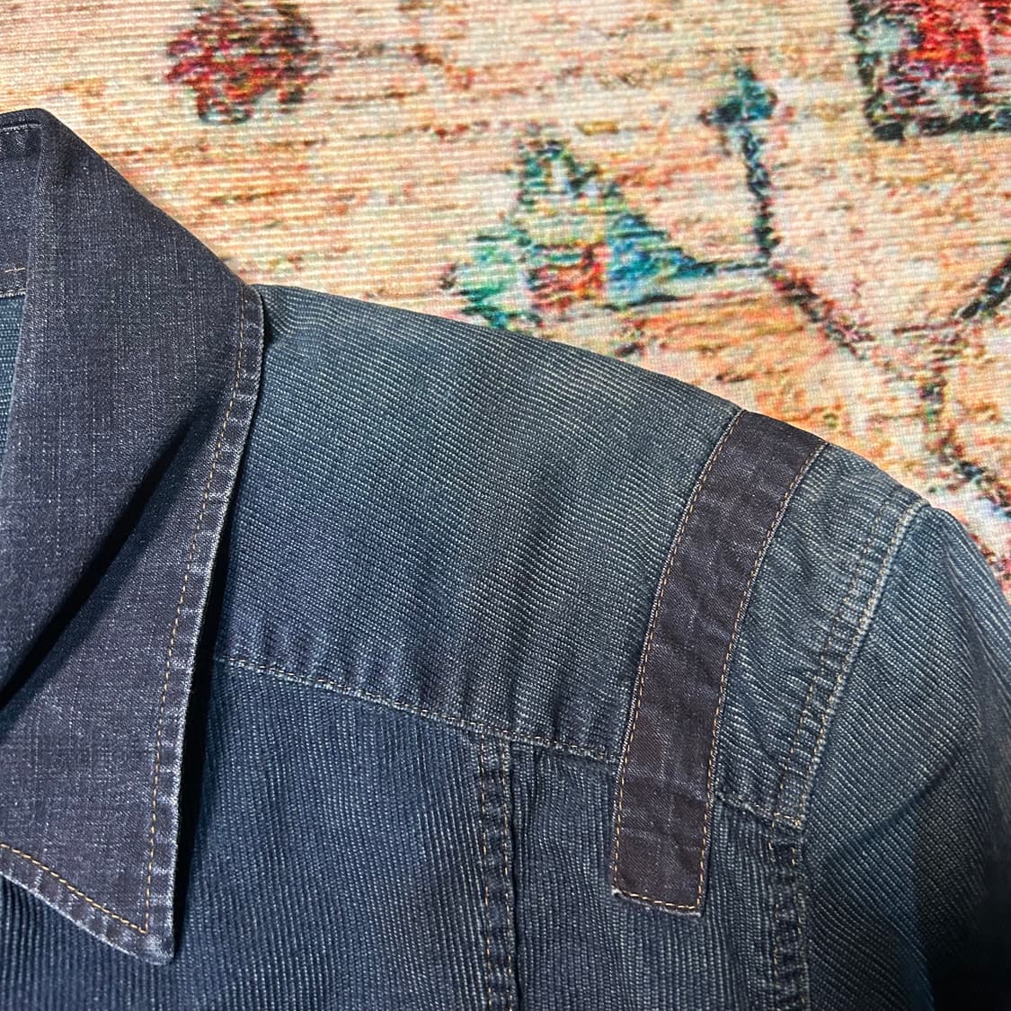 [XL] 아르마니 진 코듀로이 데님 셔츠(이탈리아 생산) 상품이미지5