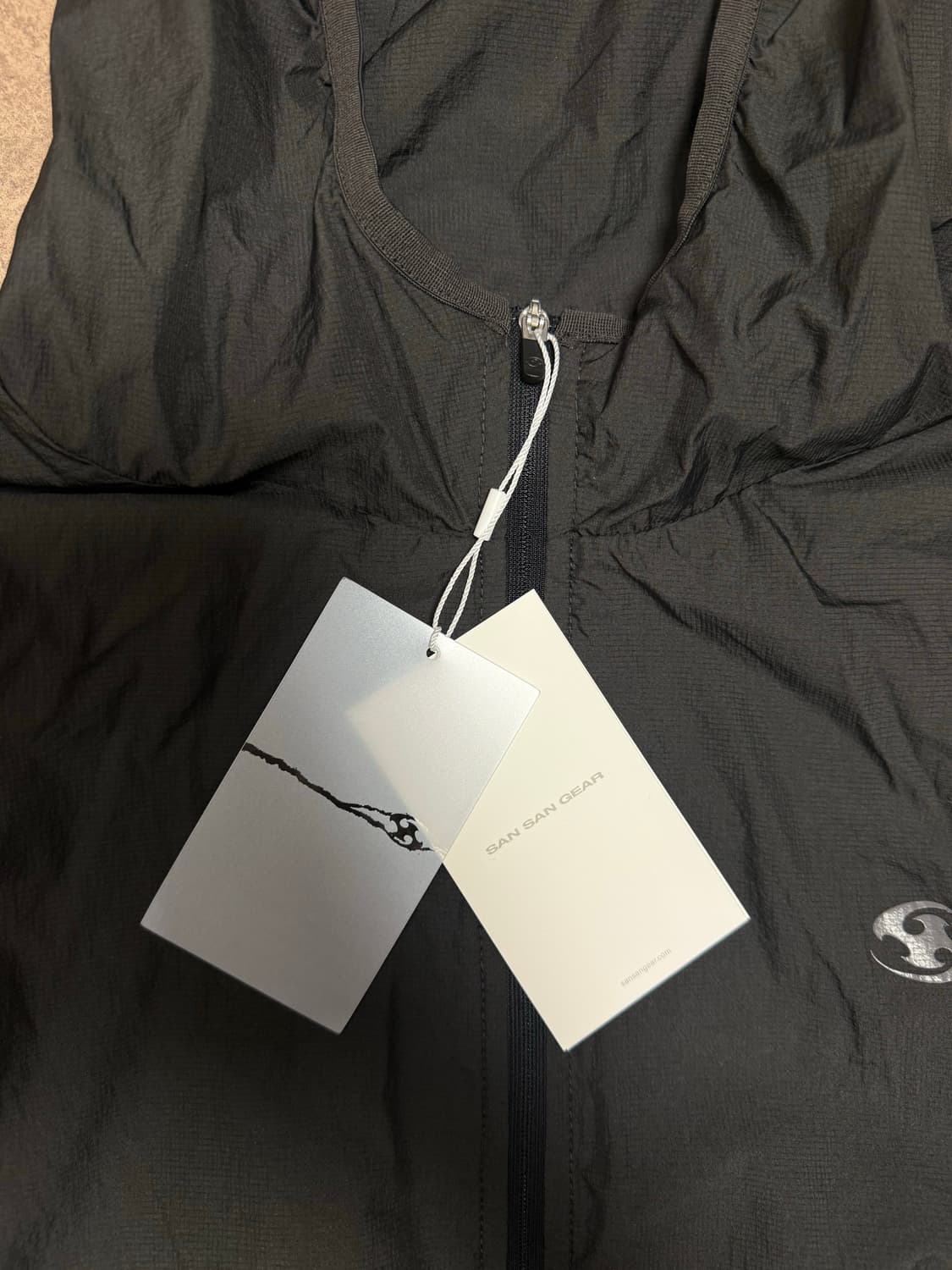 [산산기어] 패널드 자켓 블랙 - 26ss 상품이미지2