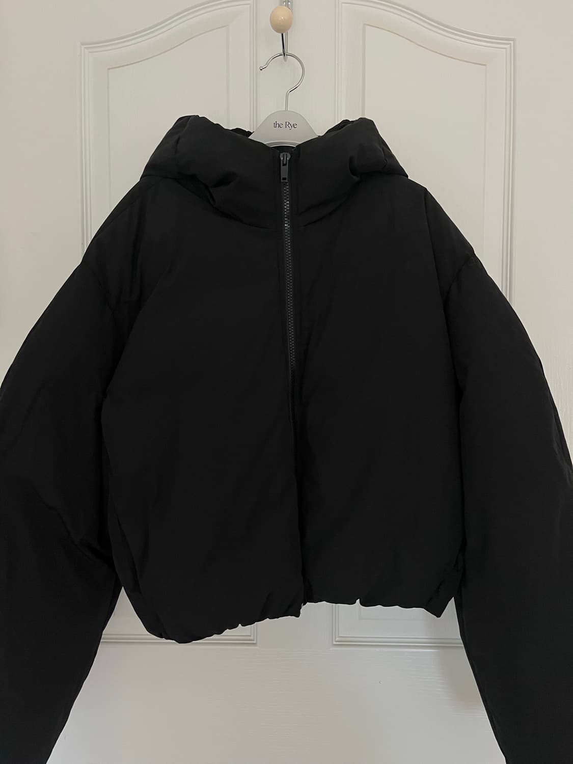 *해외출국으로 판매중단예정* TheRye 더라이 구스다운 패딩 블랙 상품이미지10