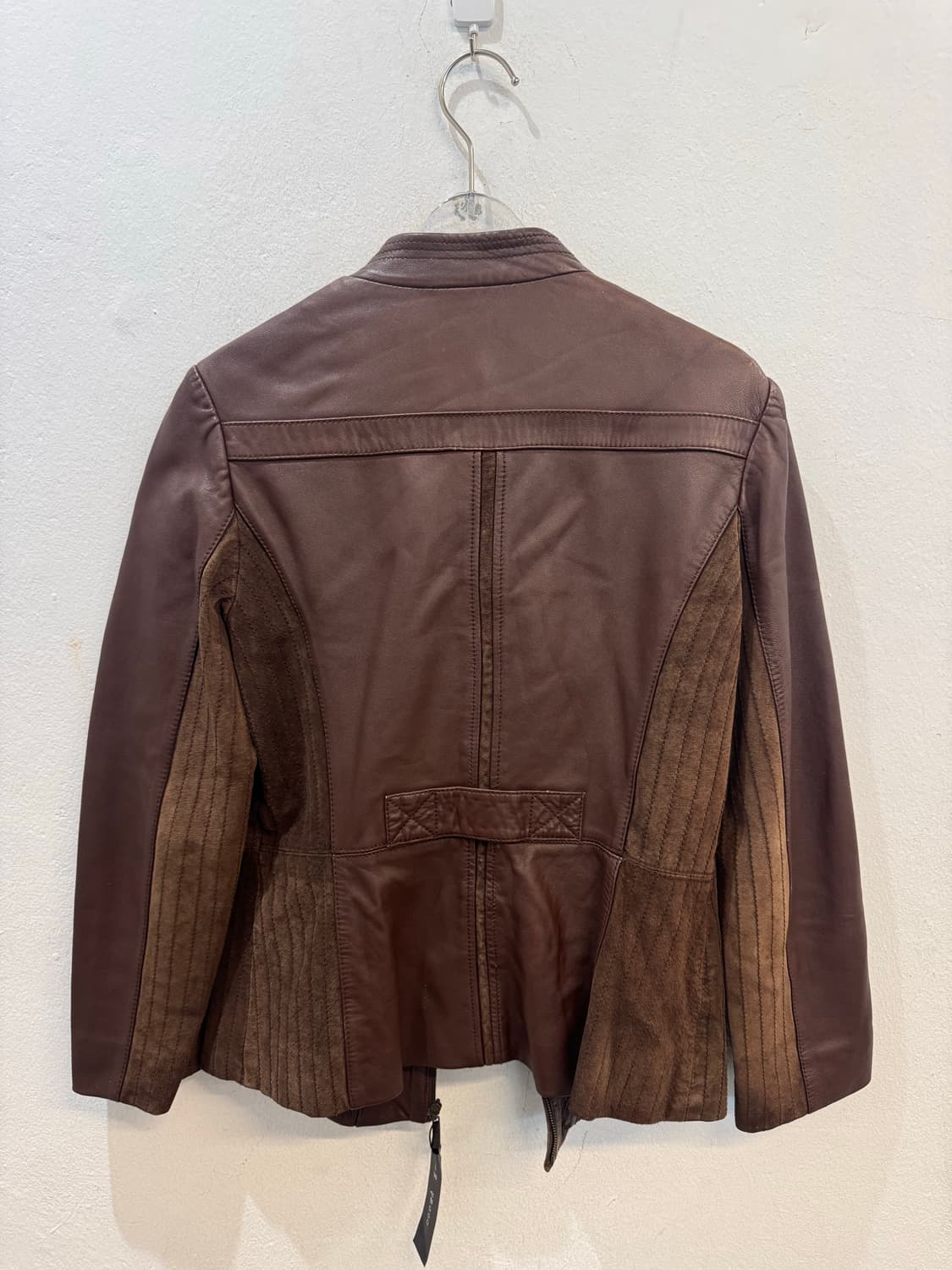 Kup brown leather jacket 상품이미지3