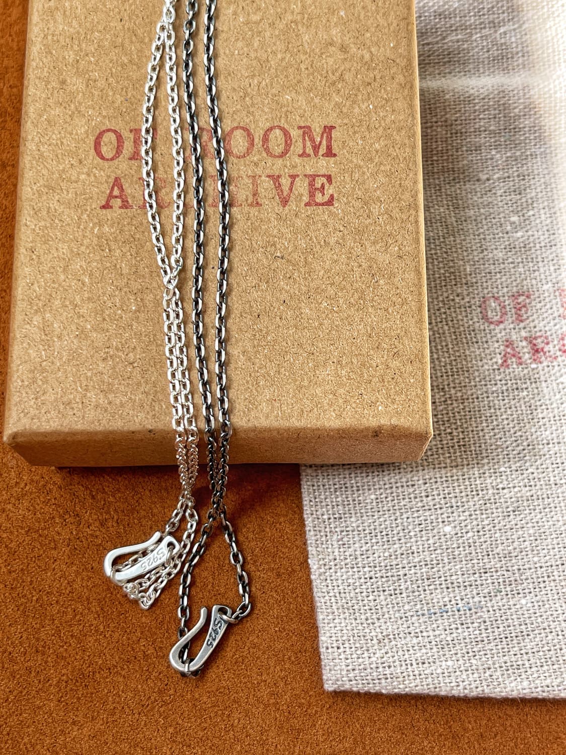 에센셜 실버 체인목걸이 남자목걸이 크롬하츠무드 여자목걸이 상품이미지5