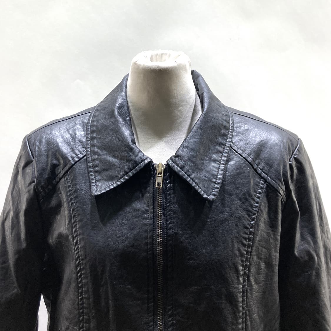 all of us 여성 숏 레더자켓 블랙 55-66 상품이미지2