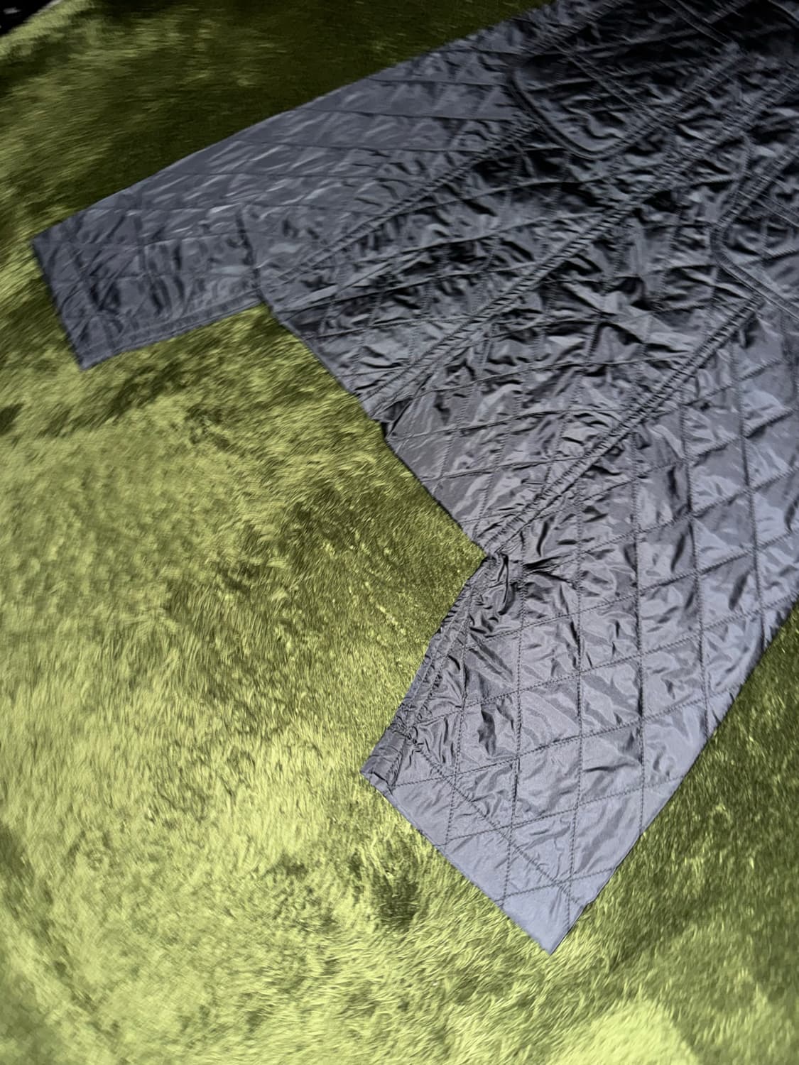 [XS] 블랙 꼼데가르송 16AW 퀼티드 사루엘 팬츠 블랙 상품이미지8