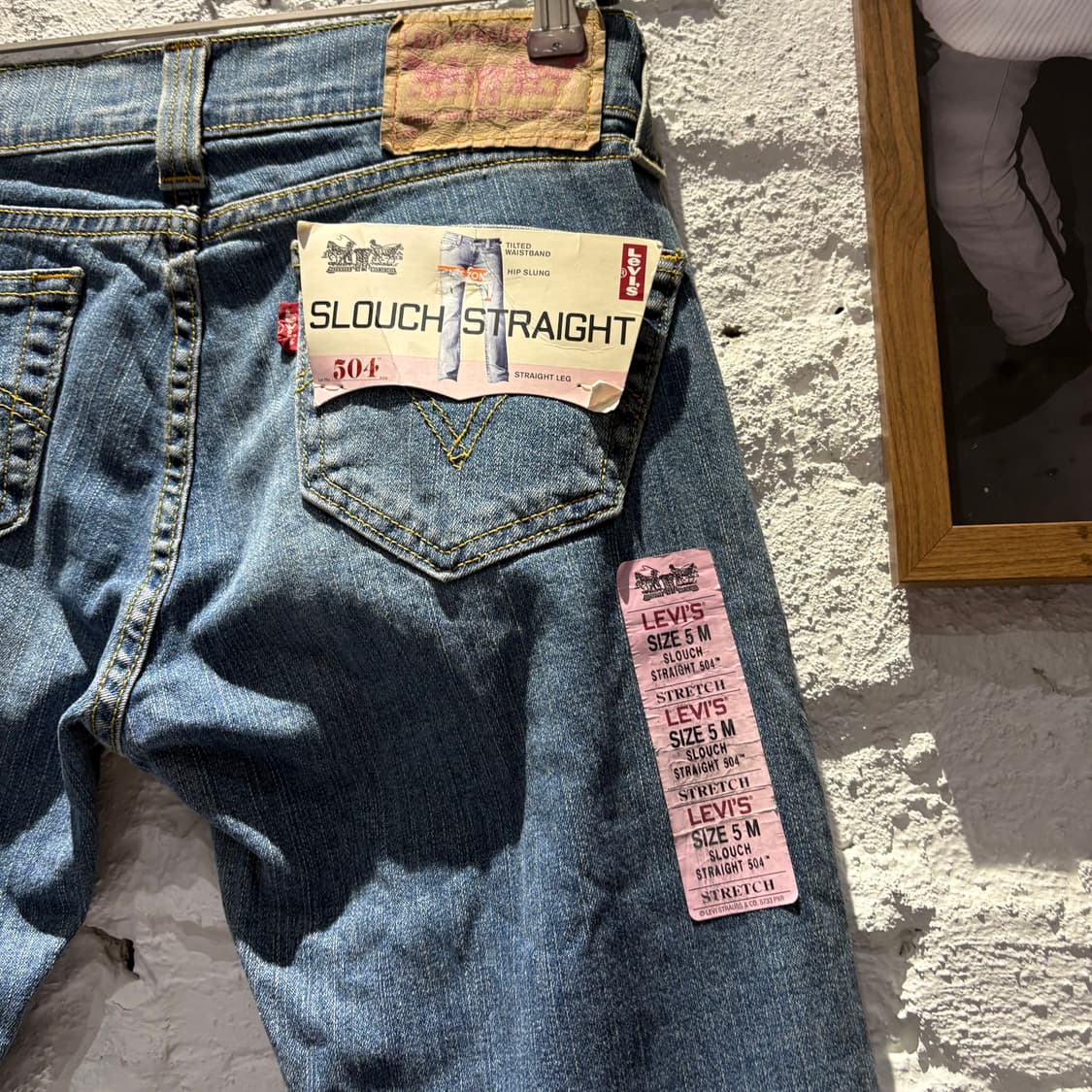 리바이스 504 데드스탁 슬로우치 데님팬츠 상품이미지2