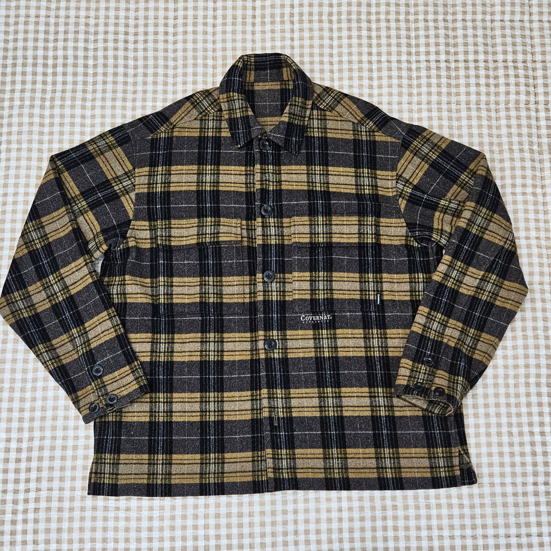 커버낫 울 남방 남자100~105 상품이미지2