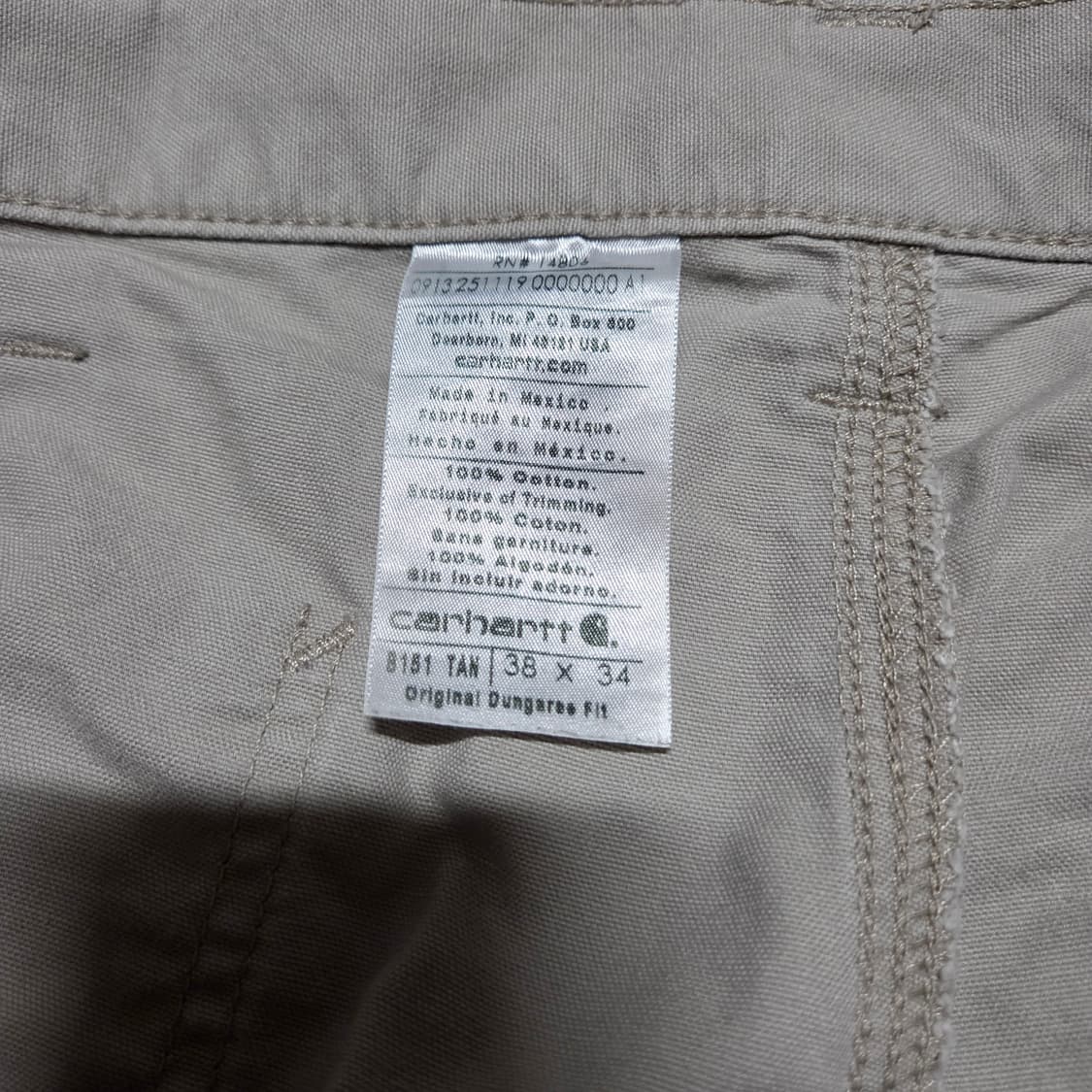 Carhartt B151 Carpenter Pants 칼하트 카펜터 상품이미지4