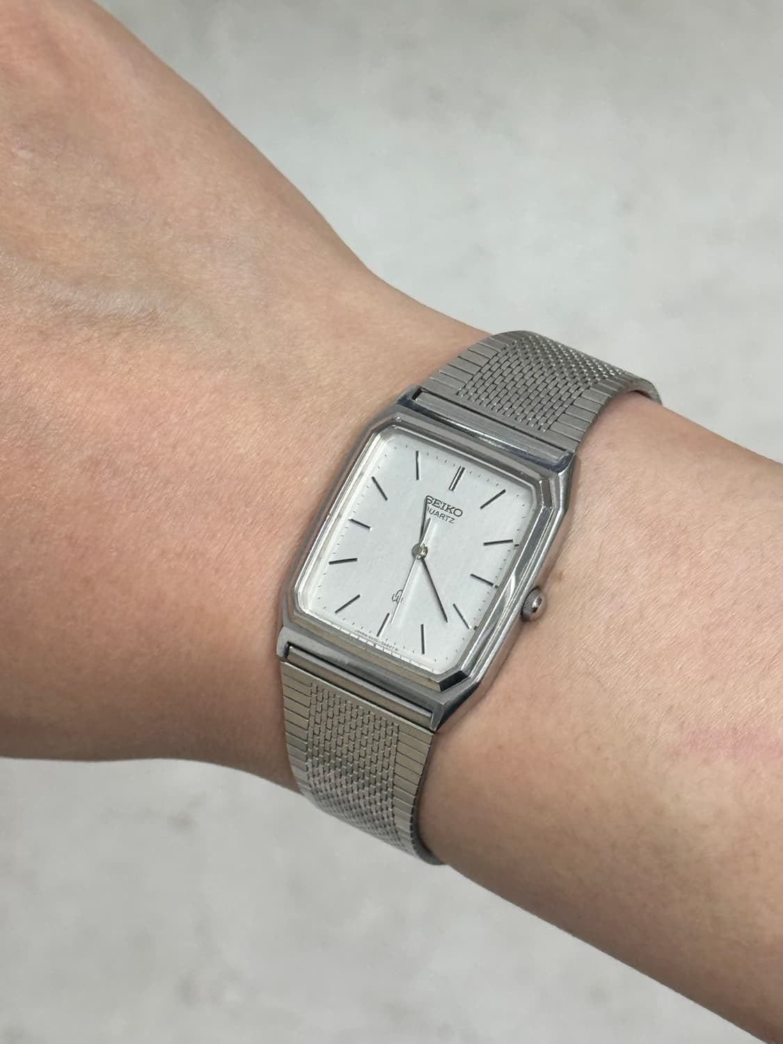 80s 빈티지 세이코 탱크 쿼츠 상품이미지10