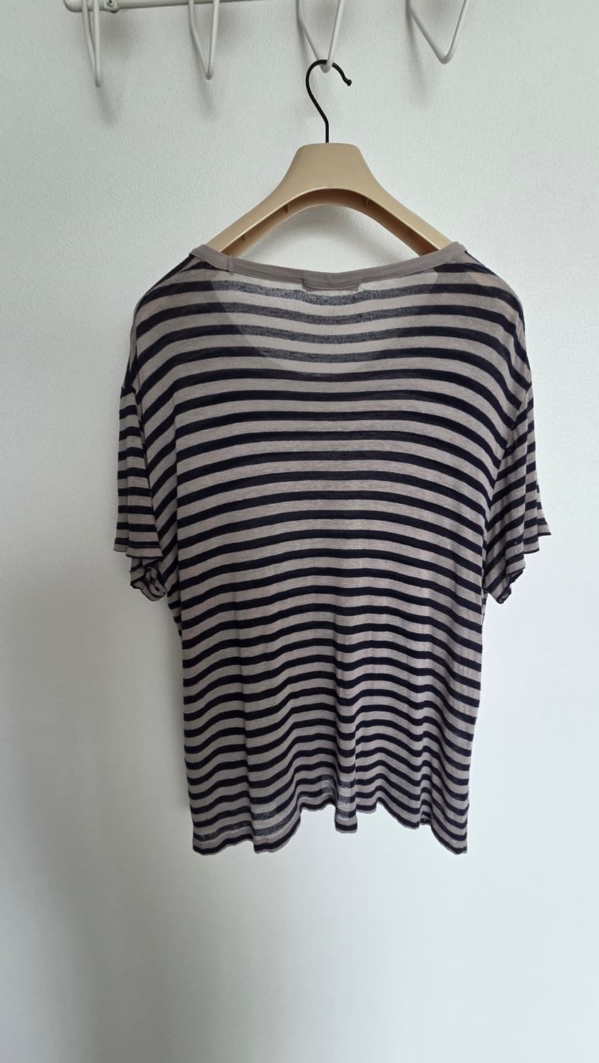 알렉산더왕 U넥 스트라이프 반팔티 XL 상품이미지2