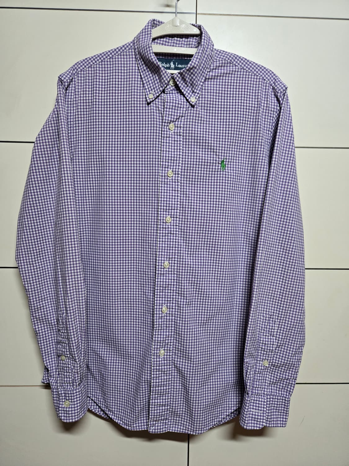 폴로 랄프로렌 남성 커스텀핏 체크 셔츠 상품이미지2