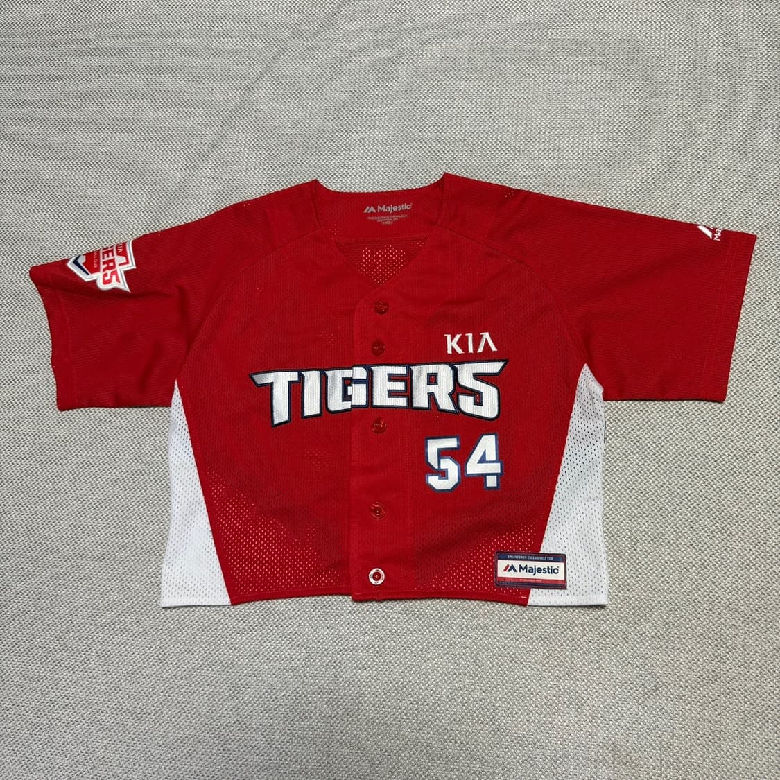 마제스틱 기아 타이거즈 커스텀 크롭 양현종 유니폼 상품이미지1
