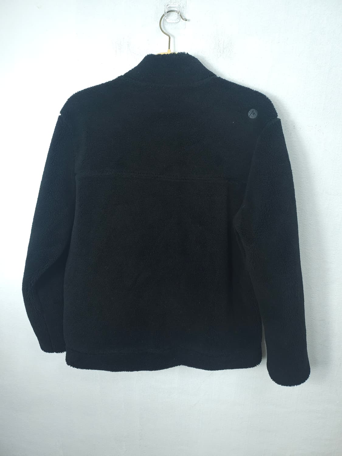 마모트 블랙 플리스 뽀글이집업 자켓 100 L 상품이미지4