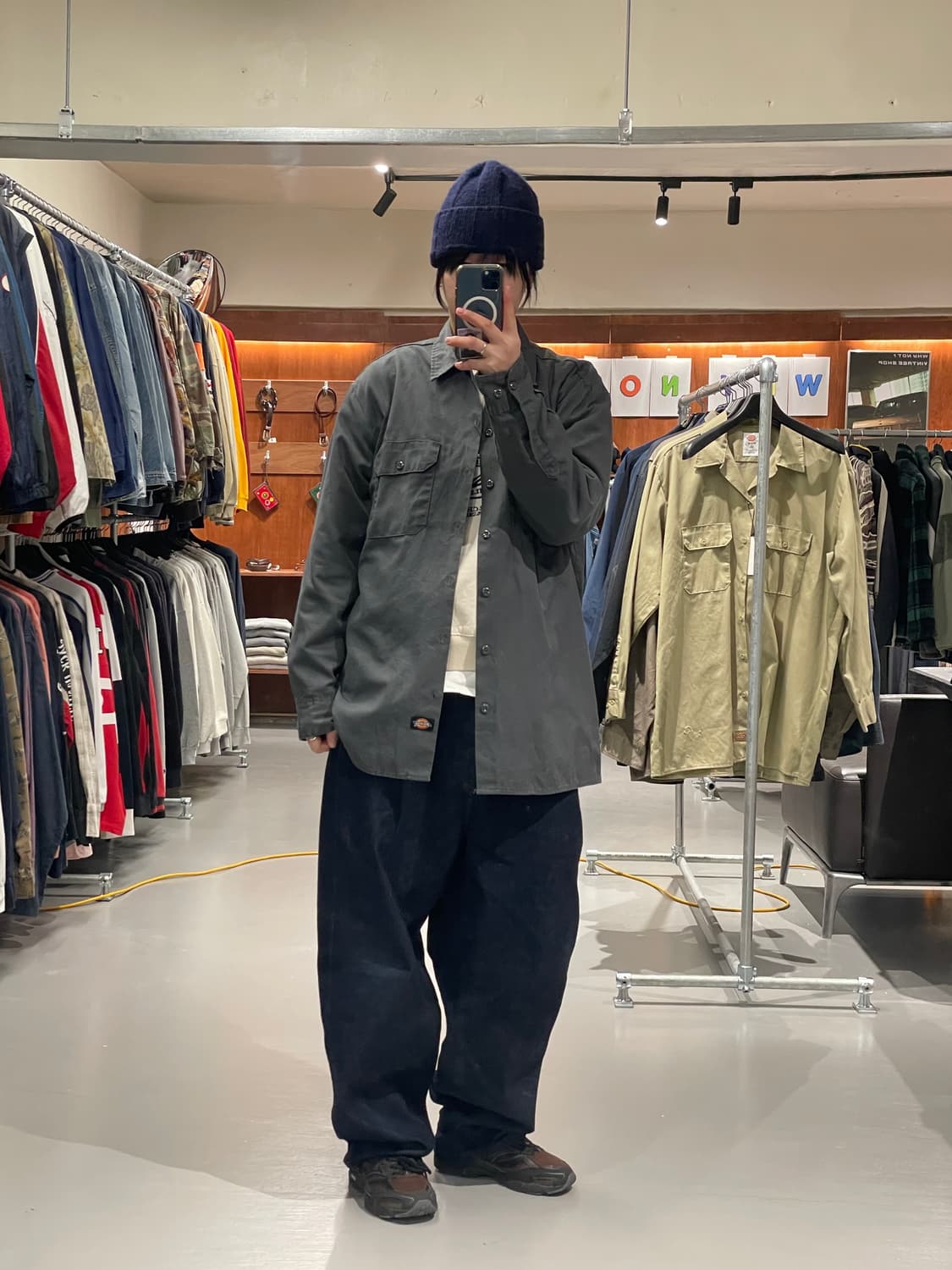 디키즈 워크 셔츠(그레이)   상품이미지2