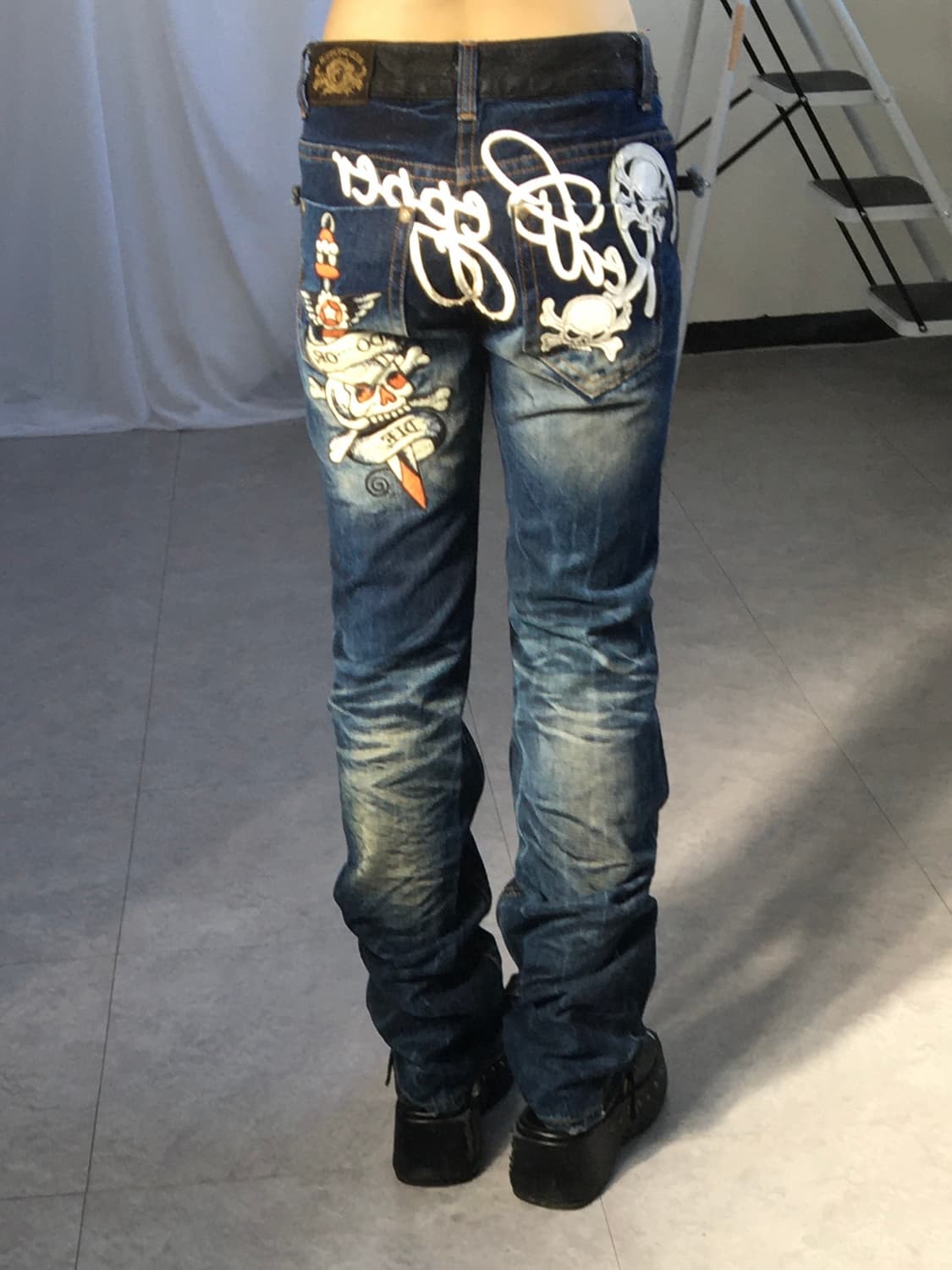 Ed hardy x red pepper patch point denim  상품이미지1