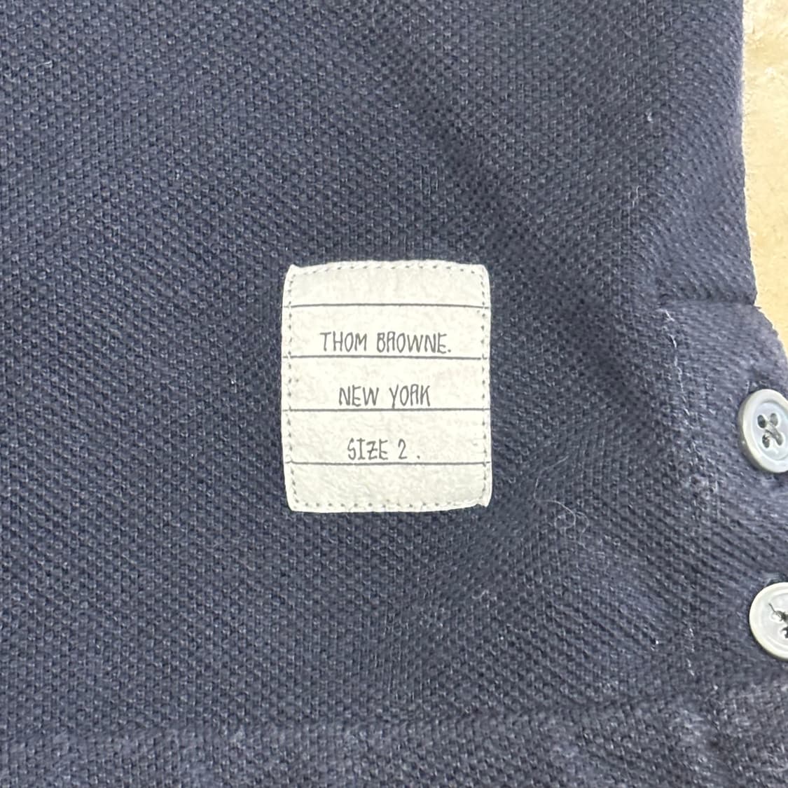 2 톰브라운 네이비 카라티셔츠 상품이미지6