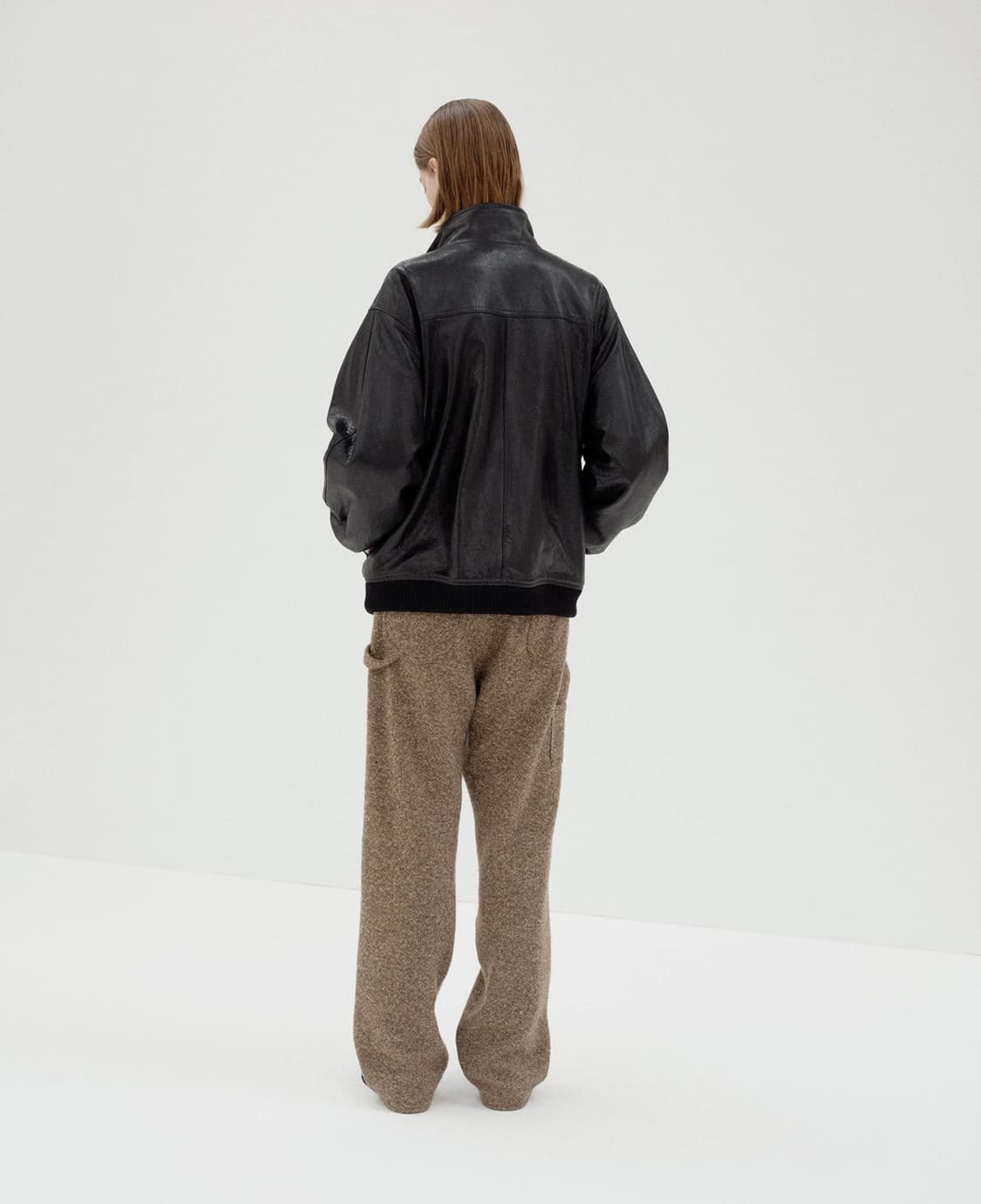 25aw Auralee 오라리 램 레더 집 블루종 lamb leather 상품이미지4