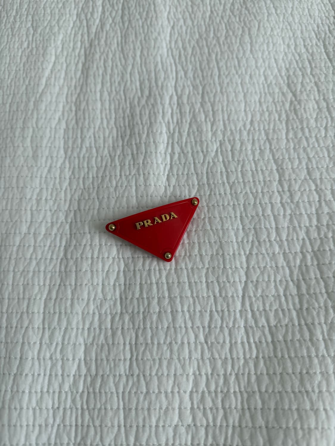 PRADA 레드 바렛 헤어핀  상품이미지3