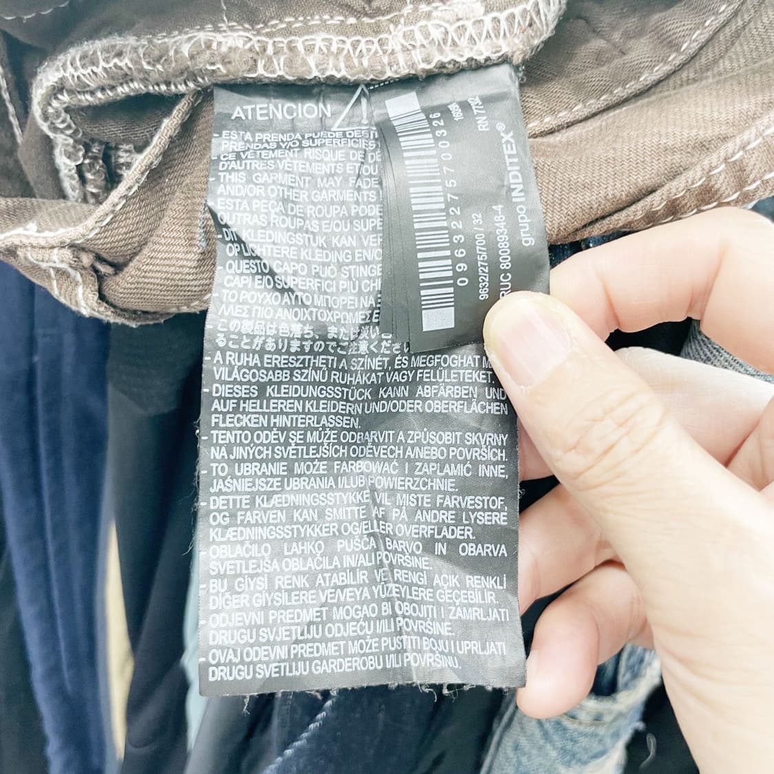 자라 여성 와이드 브라운 데님바지 22 진스센스 상품이미지5