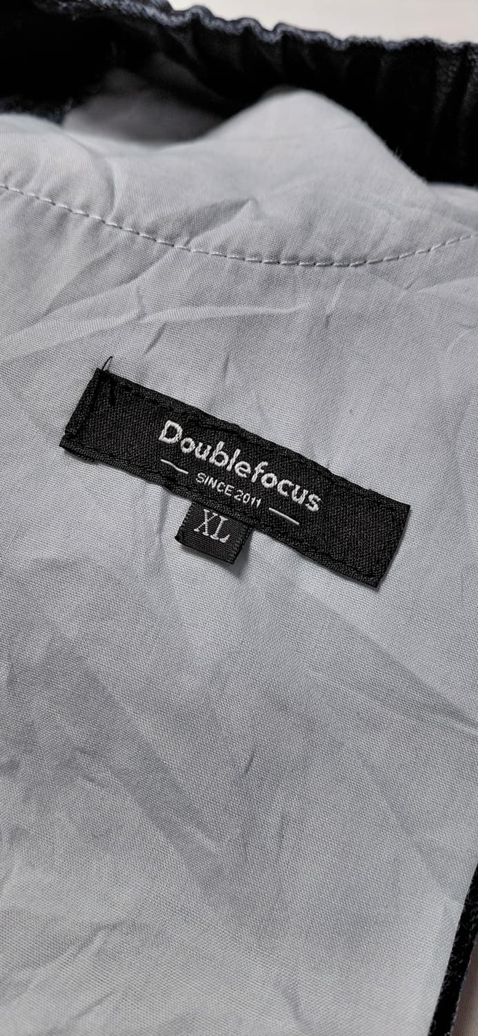 Doublefocus 사이드 배색 데님 밴딩 반바지 (XL/34~38) 상품이미지5