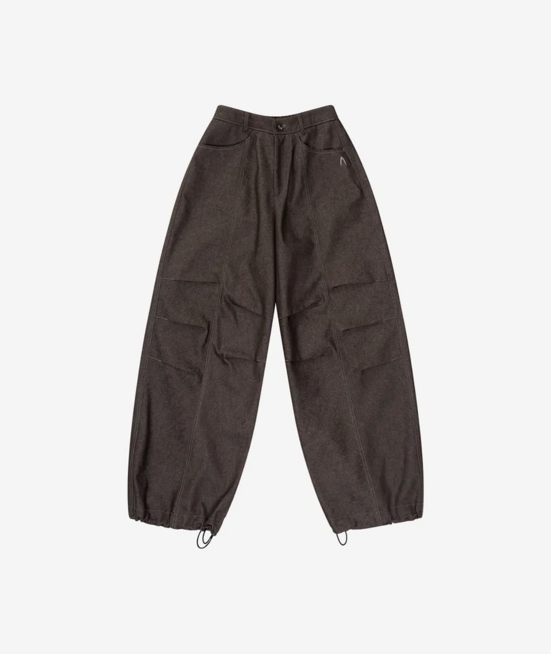 아캄 Knee Pin-tuck Printed Denim Pants 상품이미지4