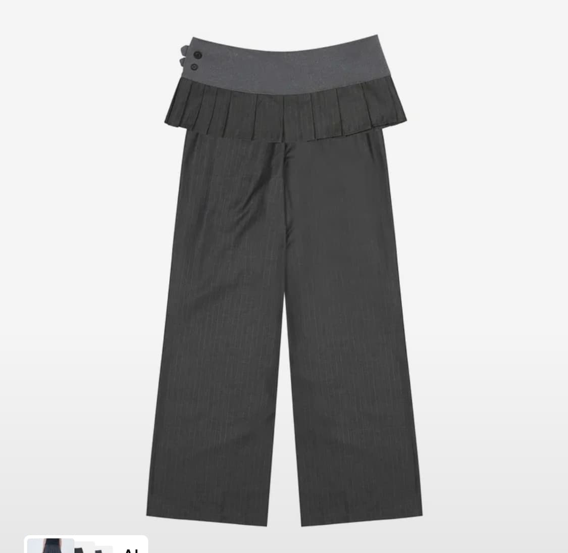 라티젠 L14 PLEATS WRAP SET (GRAY) 상품이미지1