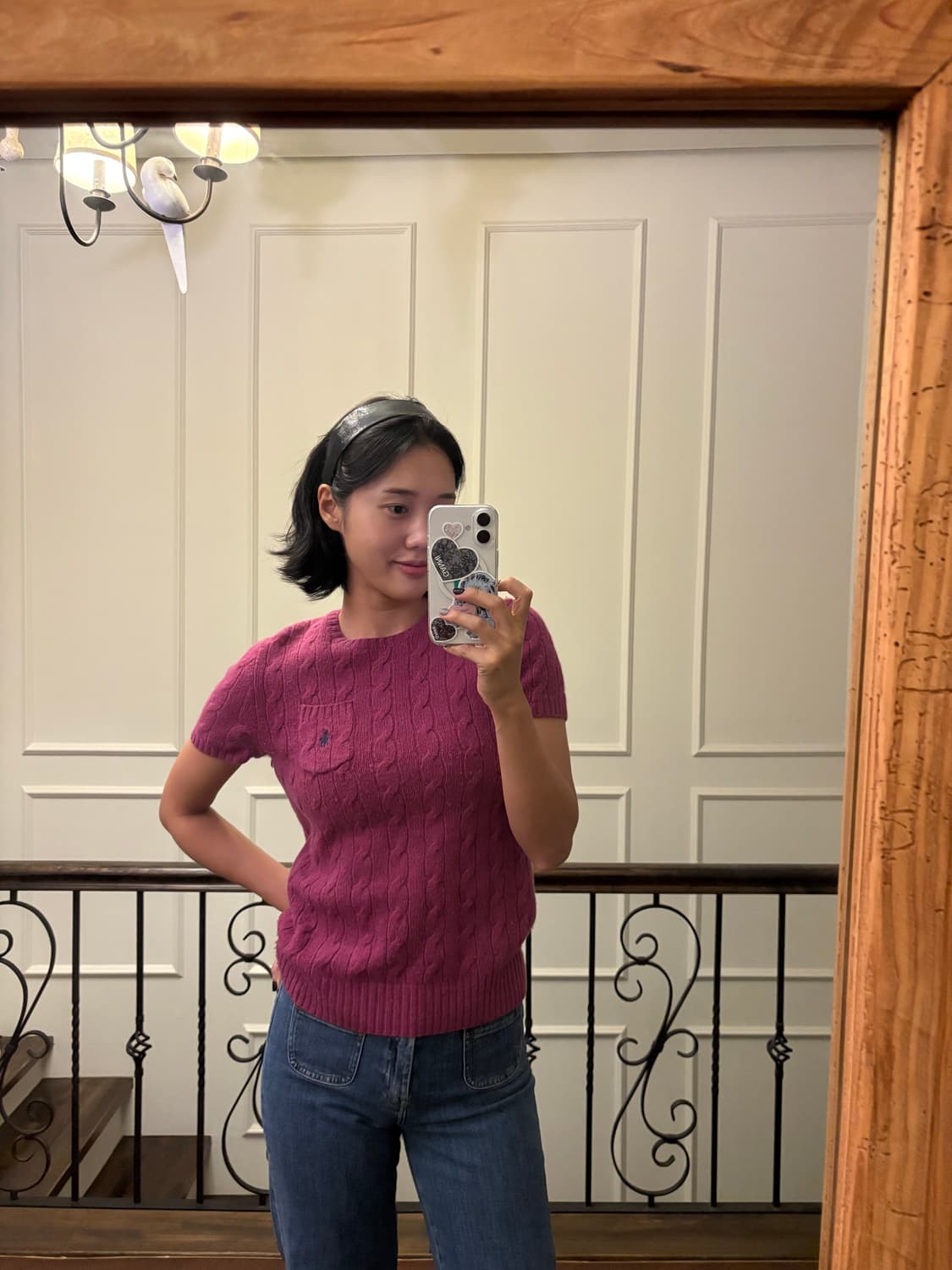 폴로 반팔 포켓 니트 상품이미지4