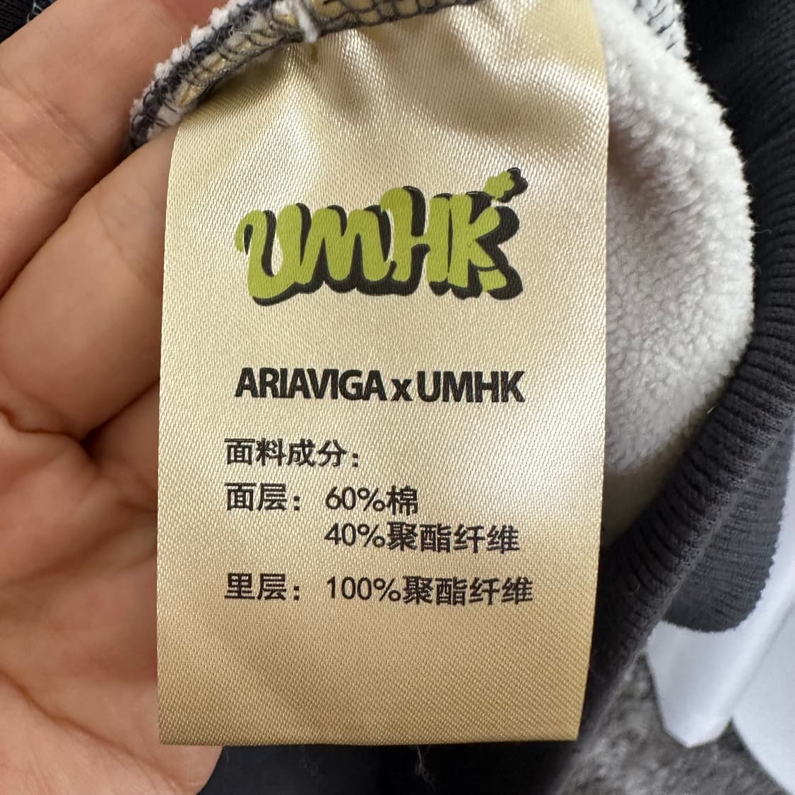   ARIAVIGA X UMHK 남자 기모 후드티 FREE 상품이미지7