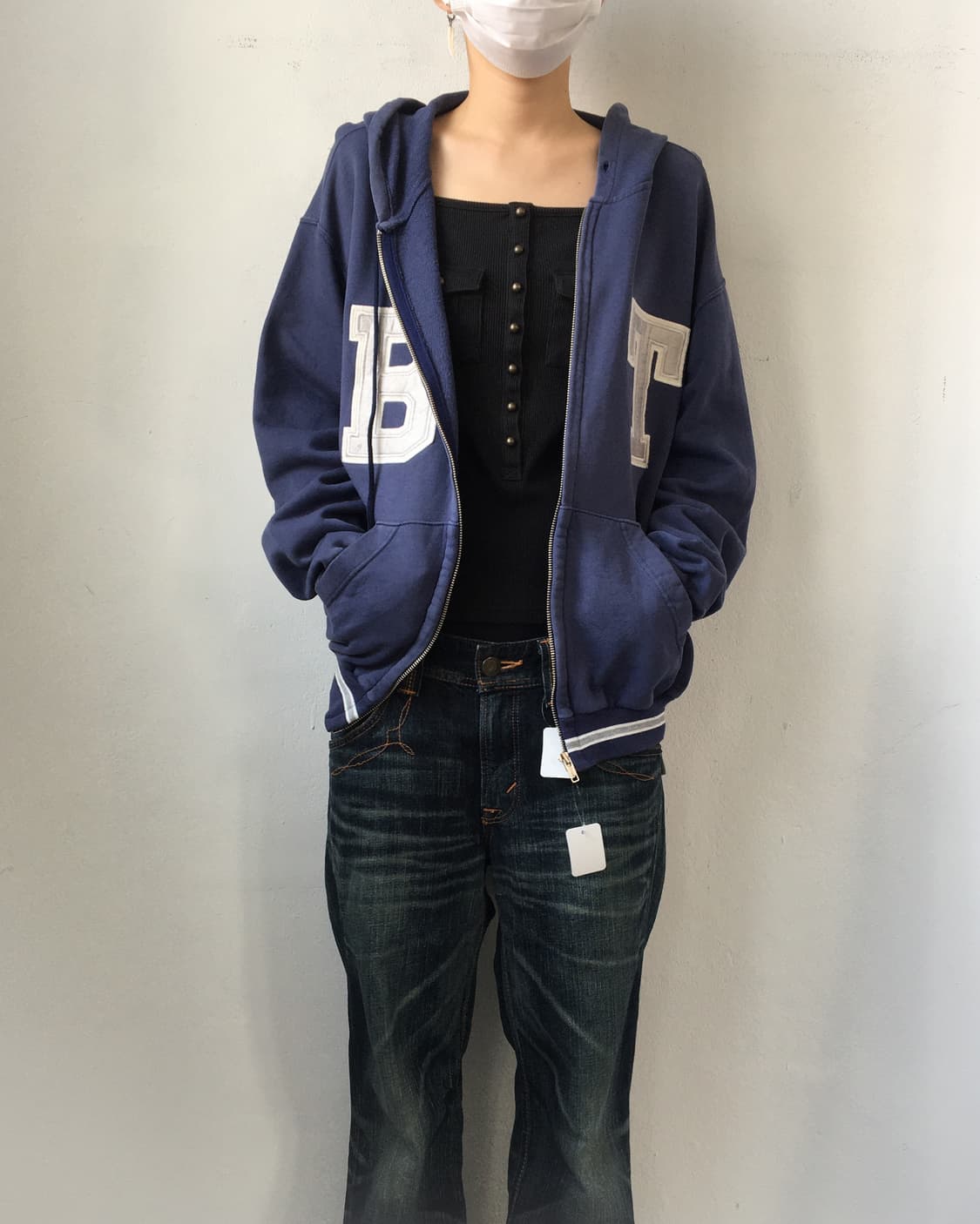 patch point hood zip up 상품이미지6