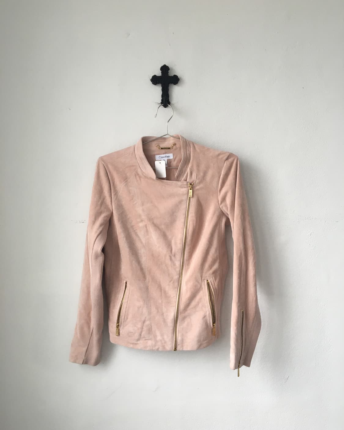 Fake suede rider jacket 상품이미지2