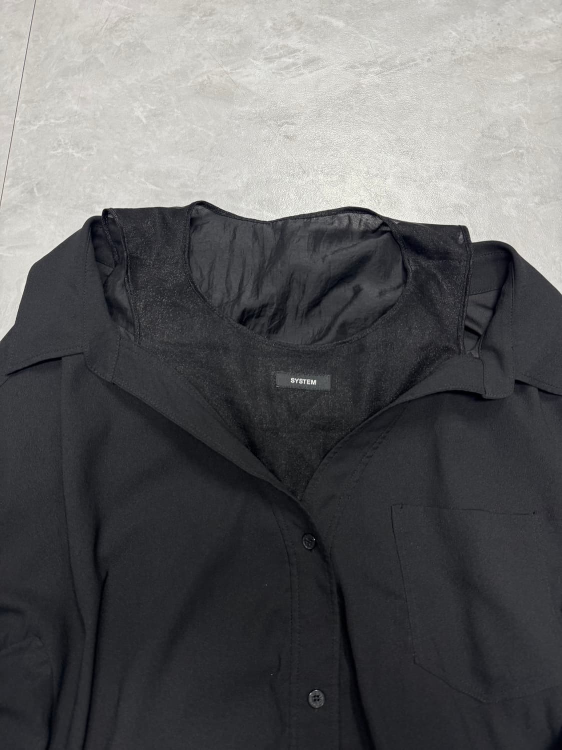 시스템 23SS 오프숄더 상품이미지2