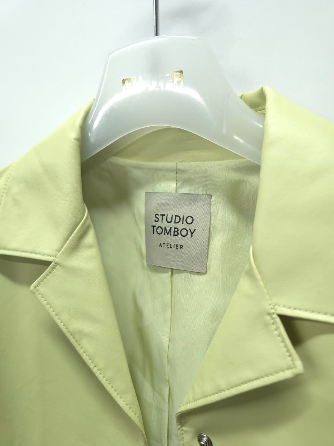 스튜디오 톰보이 아뜰리에 라인 크롭 레더 자켓(55) 상품이미지4