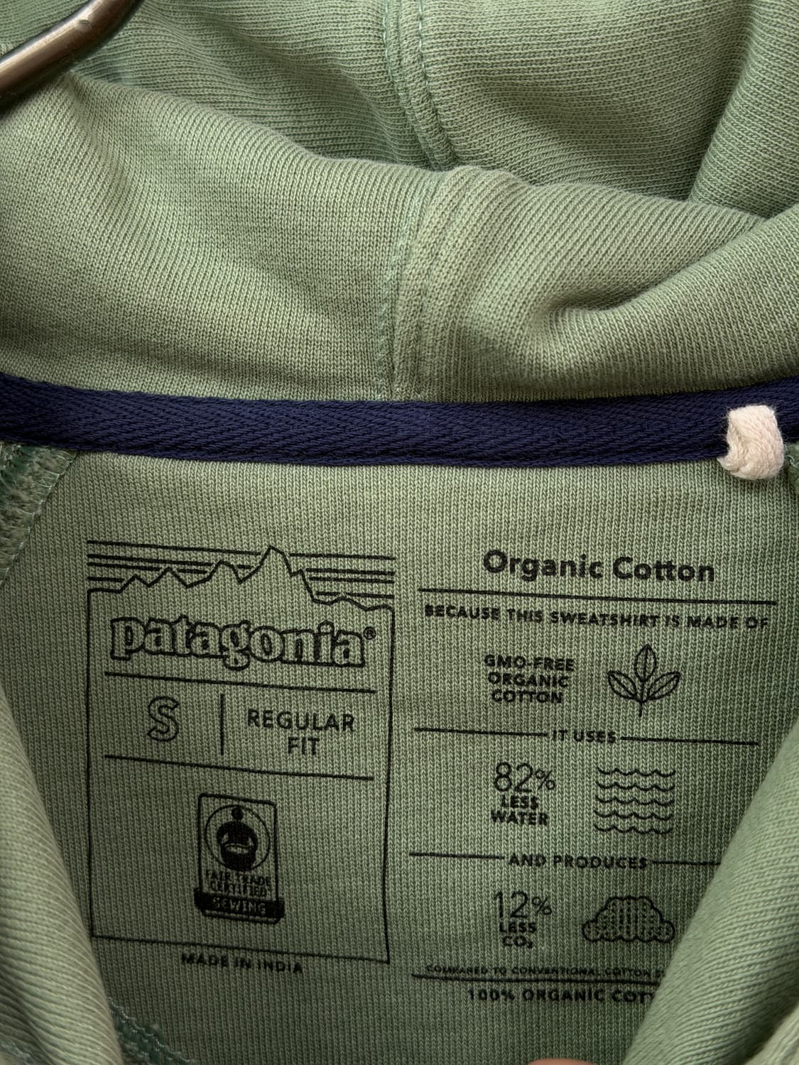 Patagonia 파타고니아 우먼 오가닉 울프 후드티 S 상품이미지3