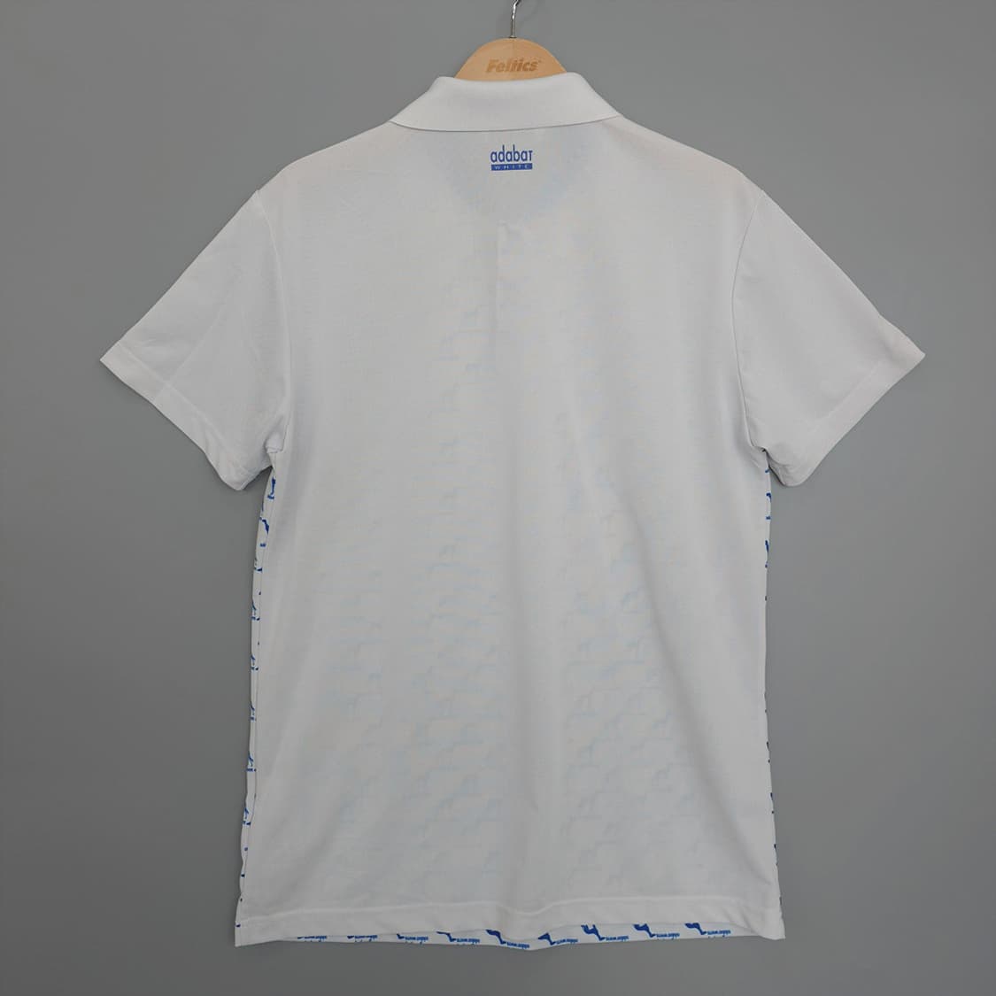 아다바트 Adabat WHITE 도그 패턴 골프 카라 반팔티 100 상품이미지2