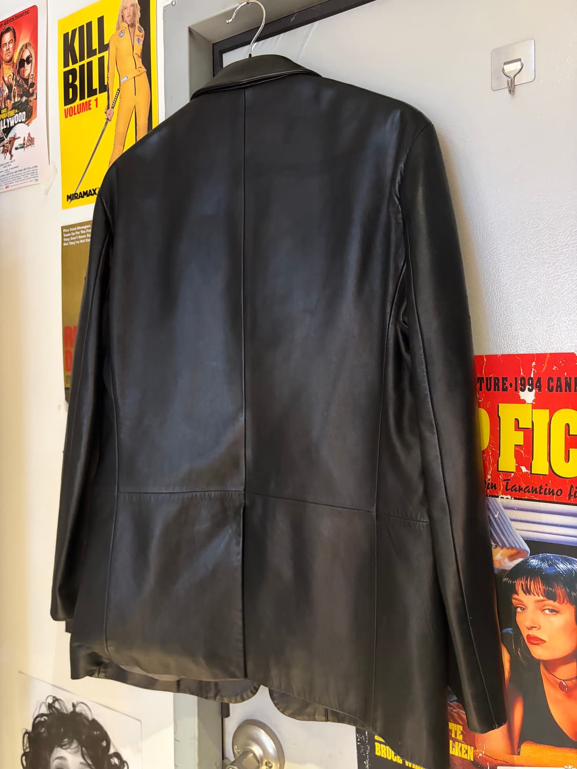 SIEG 지이크 양가죽 레더 블레이저 상품이미지3