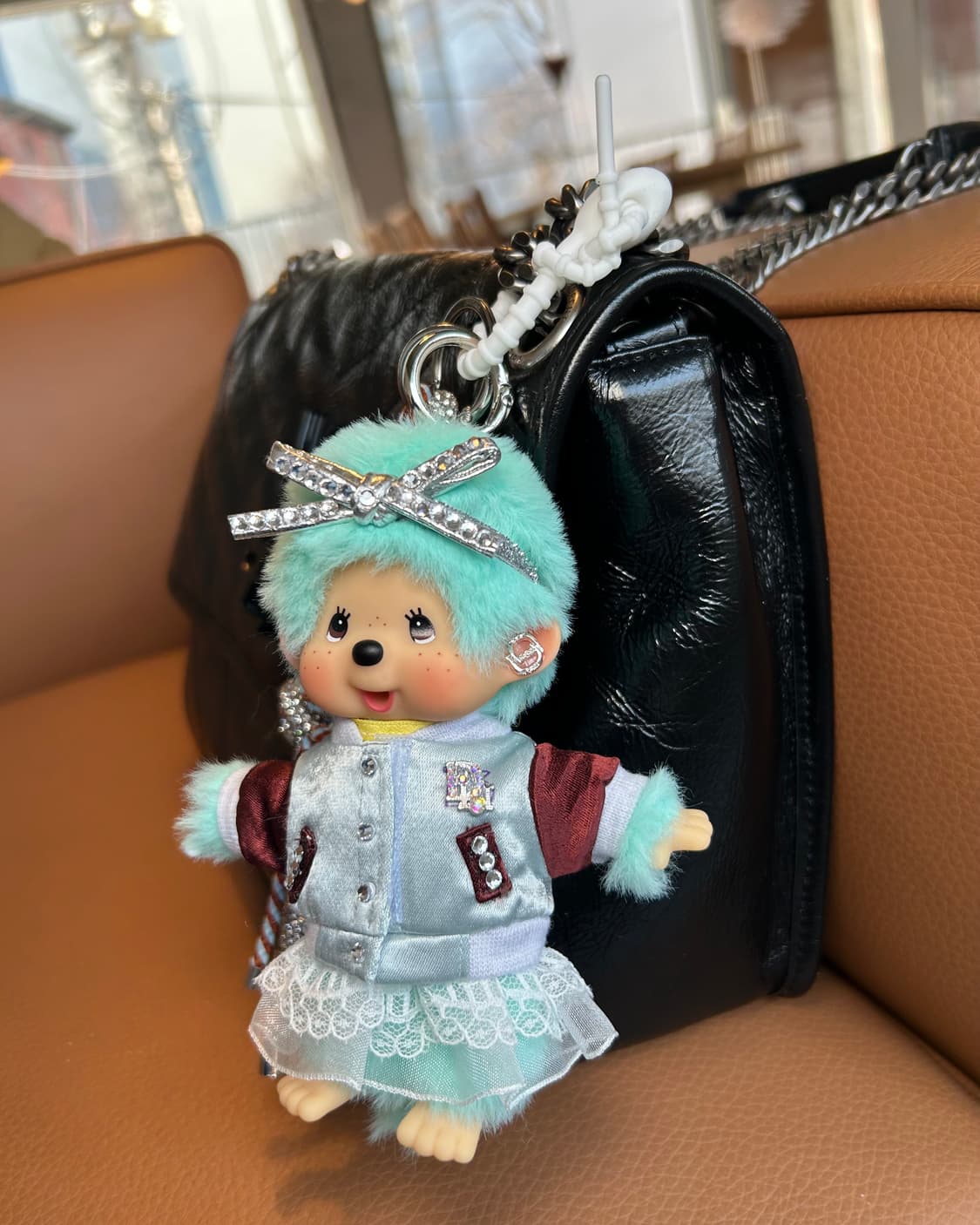 (65) ✨💚정품몬치치커스텀 민트 퍼 리본 스타일 상품이미지7