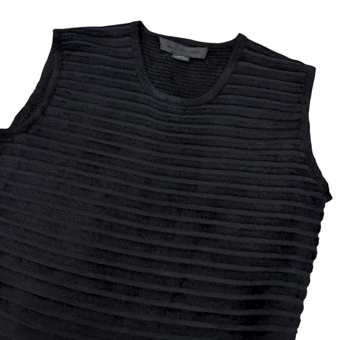 알렉산더왕 벨벳 스트라이프 언발 민소매 니트 상품이미지4