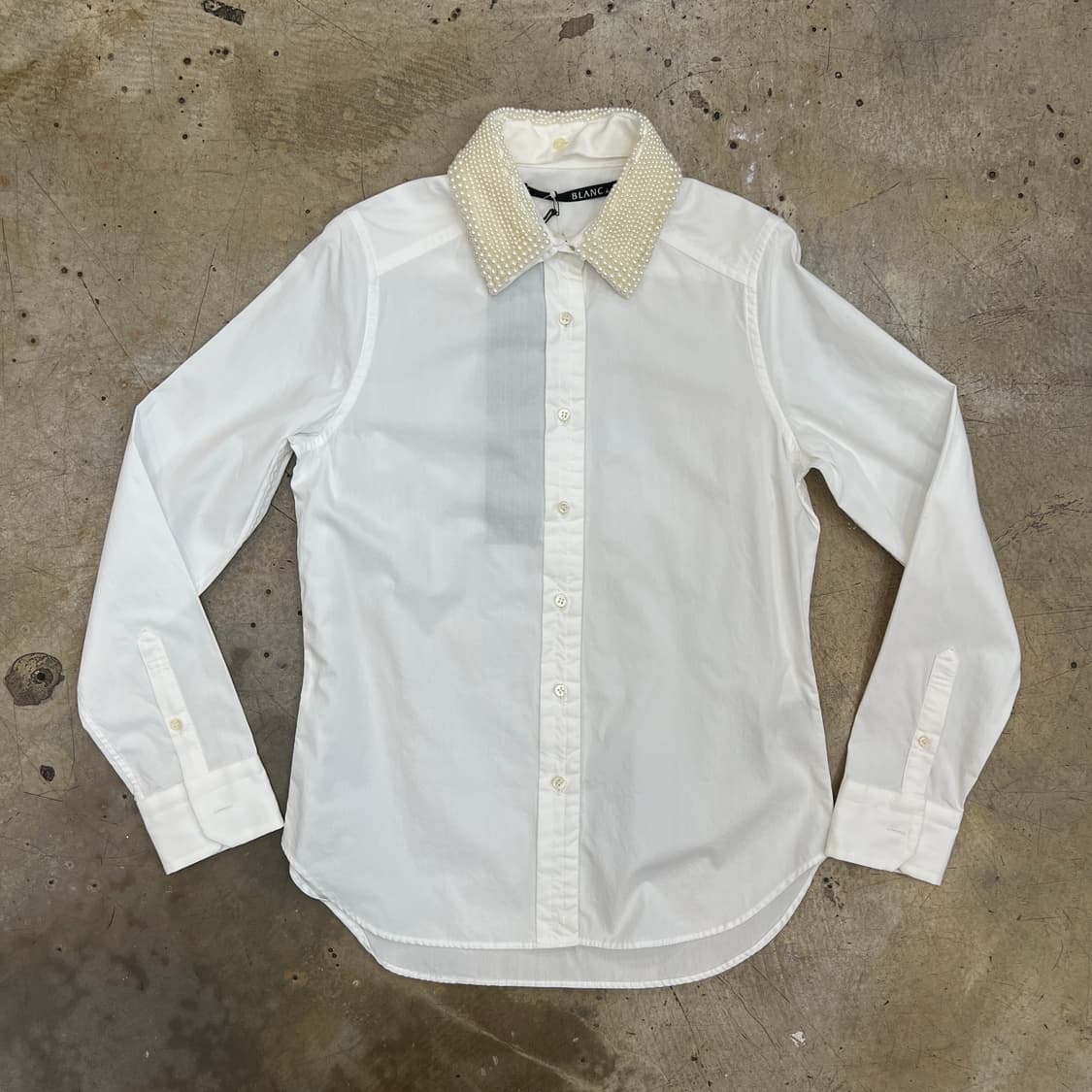 BLANC basque 진주카라 셔츠 상품이미지2